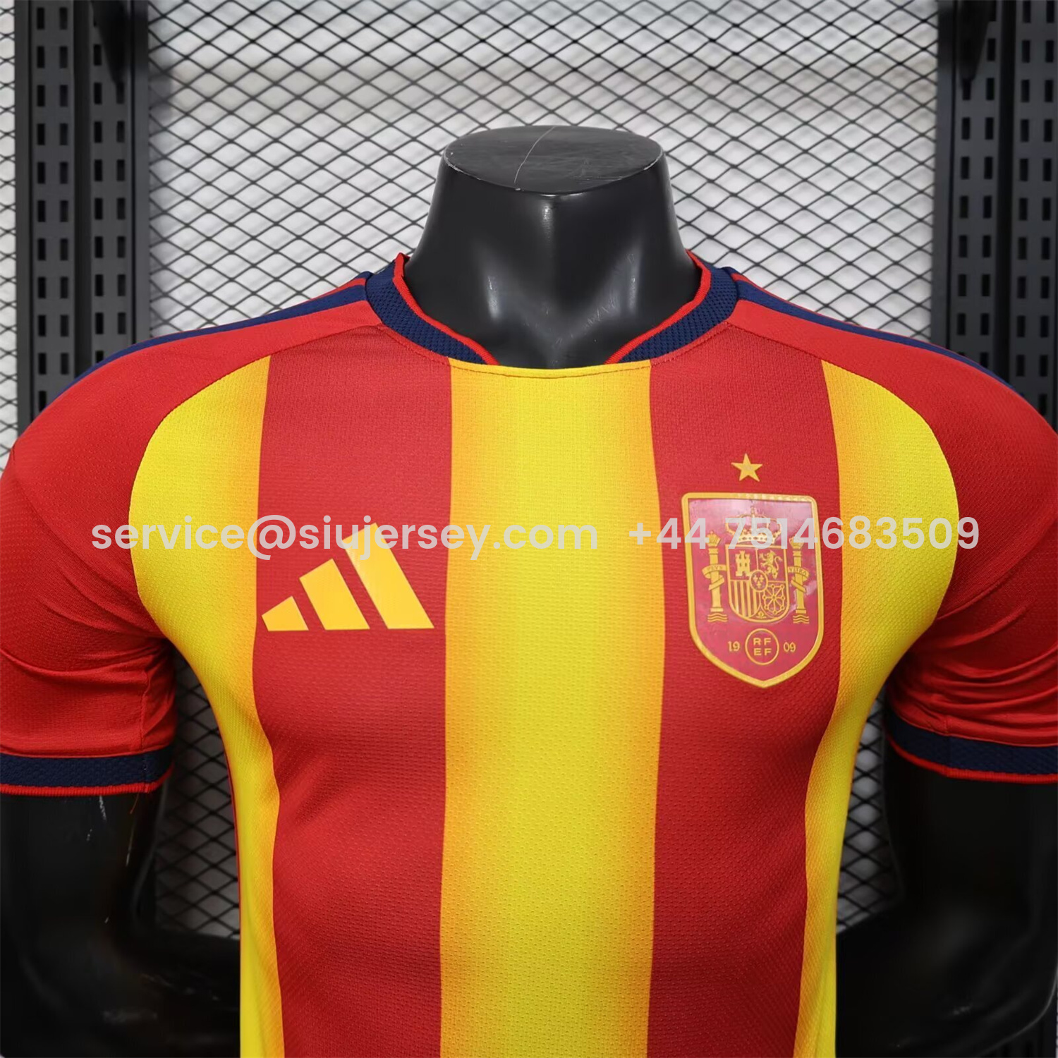 SIUjerseys-Spain 2026 Red And Yellow Stripes Special Jersey - Player Version
