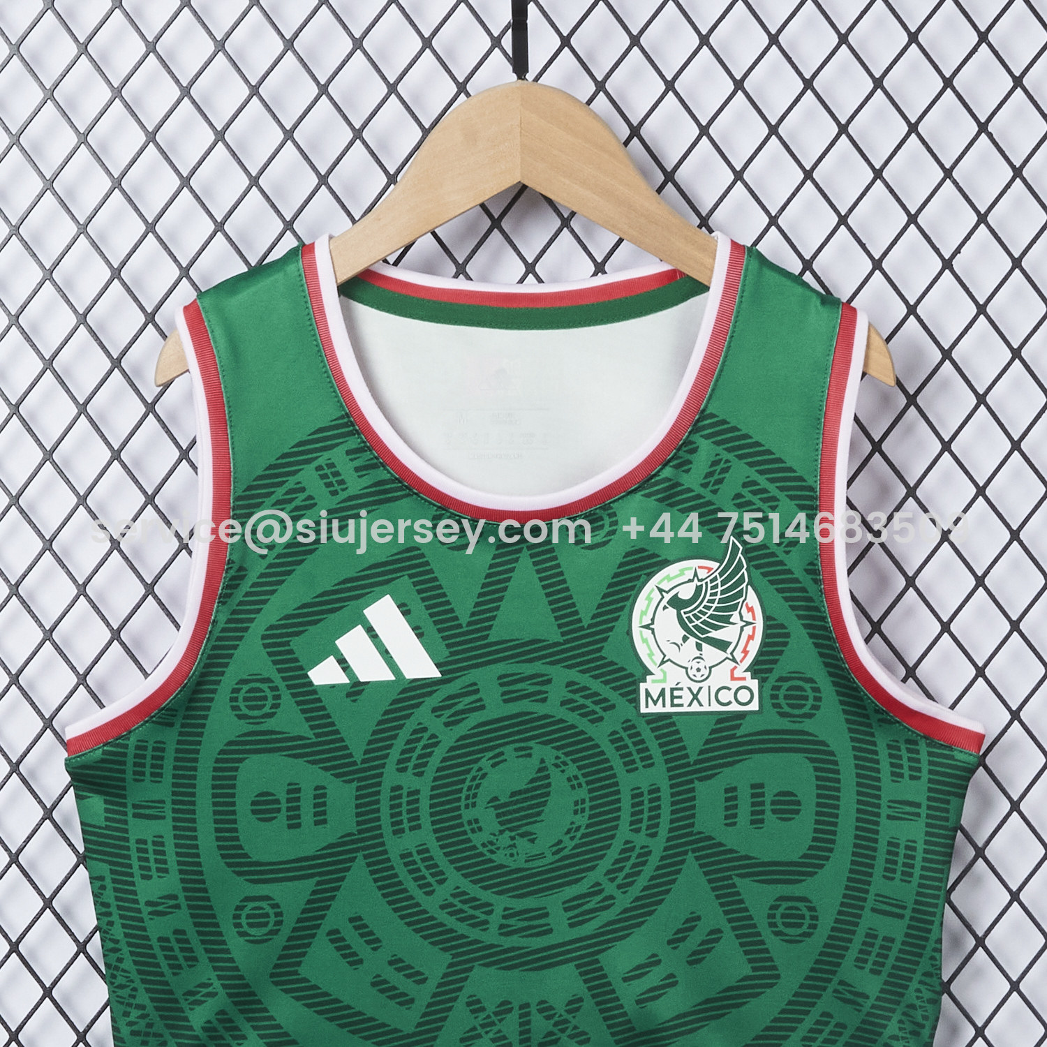 SIUjerseys-Women's Mexico 2026 Home Yoga Vest