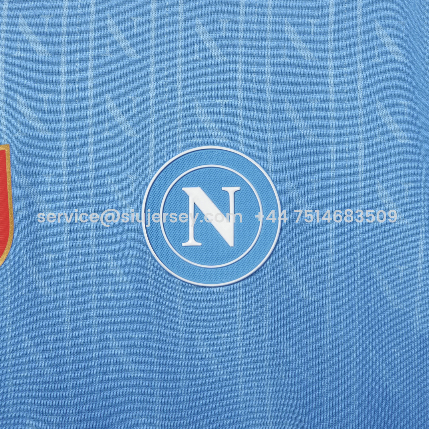 SIUjerseys-Napoli 25-26 European Home Blue Jersey - Fans Version