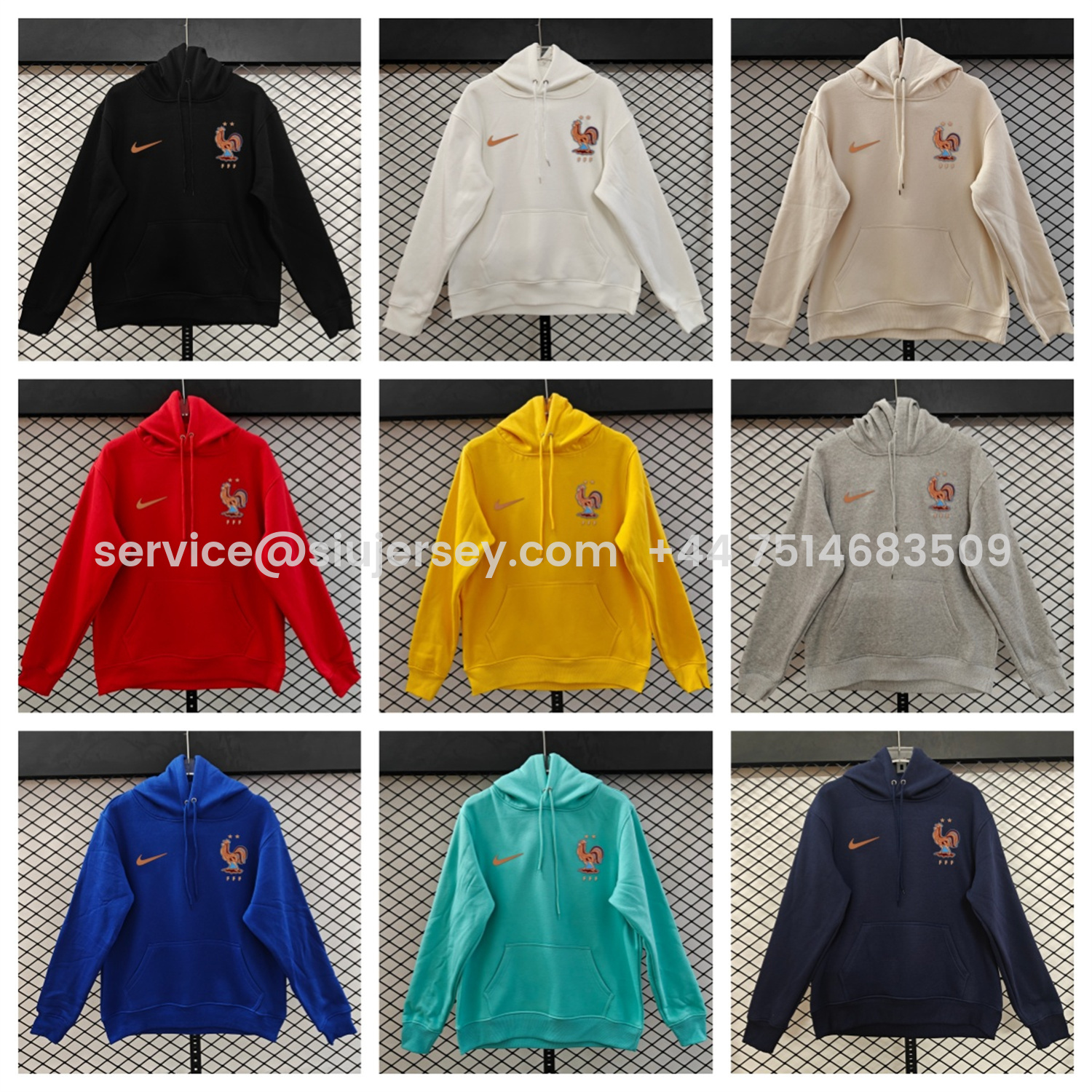 SIUjerseys-France 2026 Home Unisex Pullover Hoodie