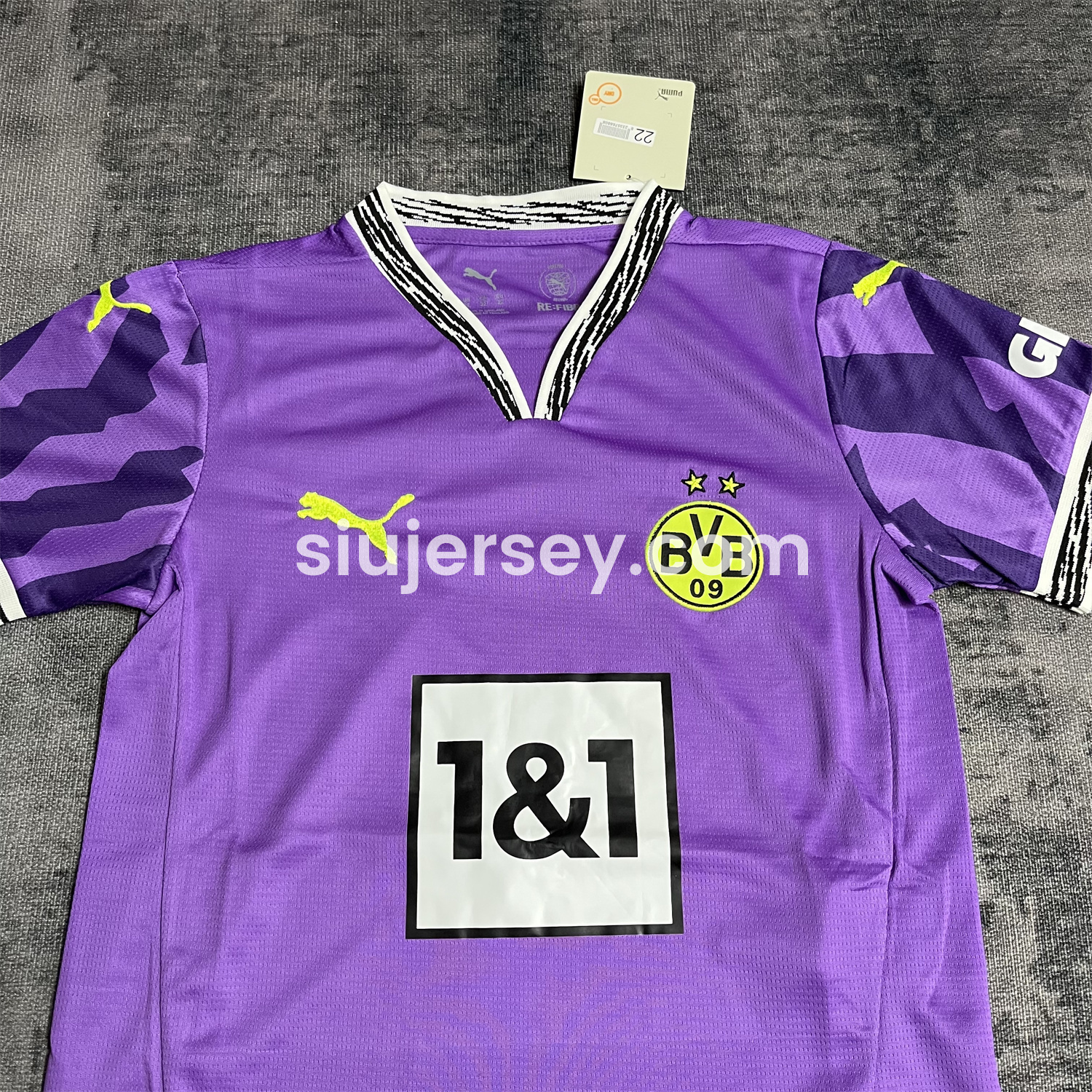 SIUjerseys-Dortmund 24-25 Purple Goalkeeper Special Edition Kids Kit