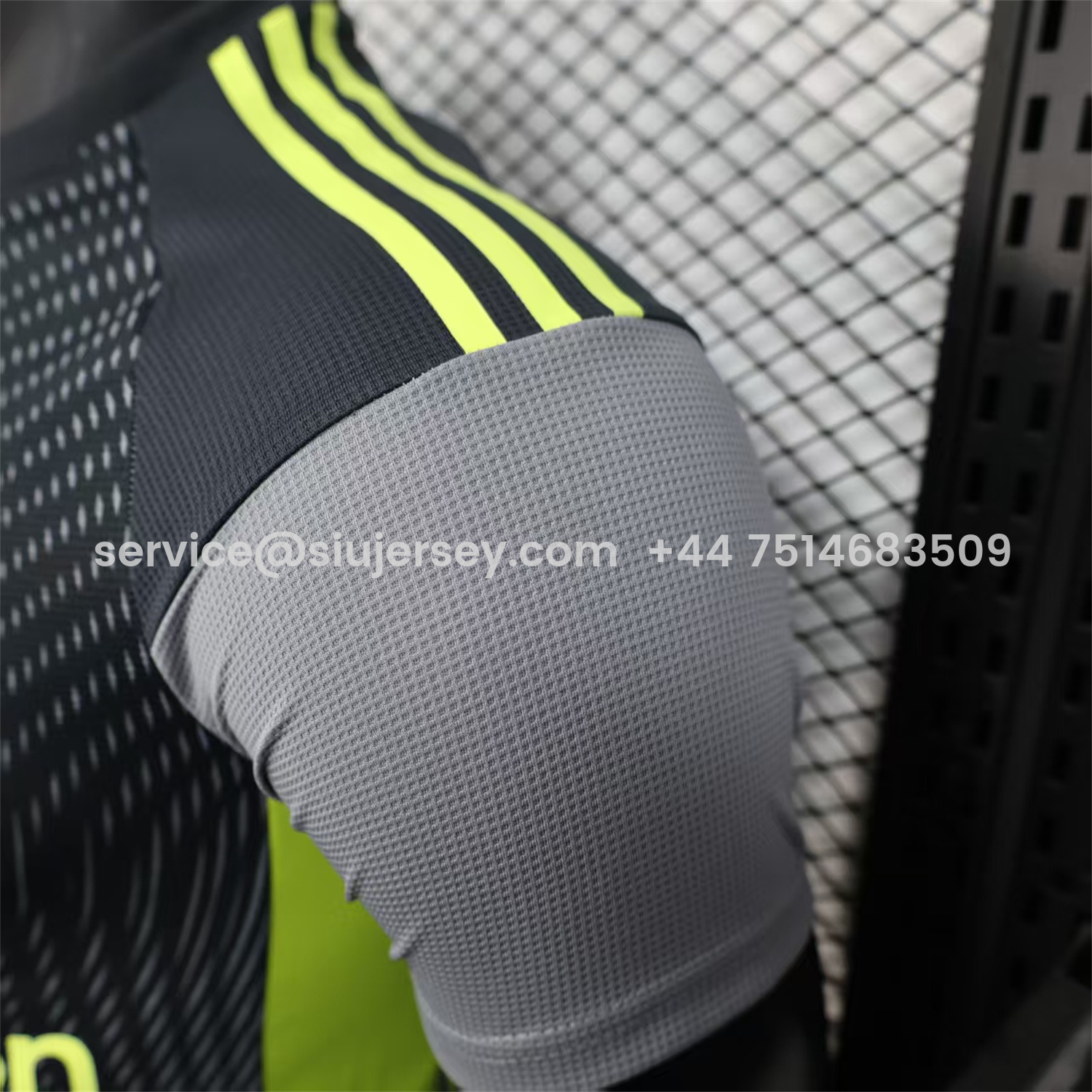SIUjerseys-Manchester United 25-26 Black Grey Goalkeeper Jersey - Player Version