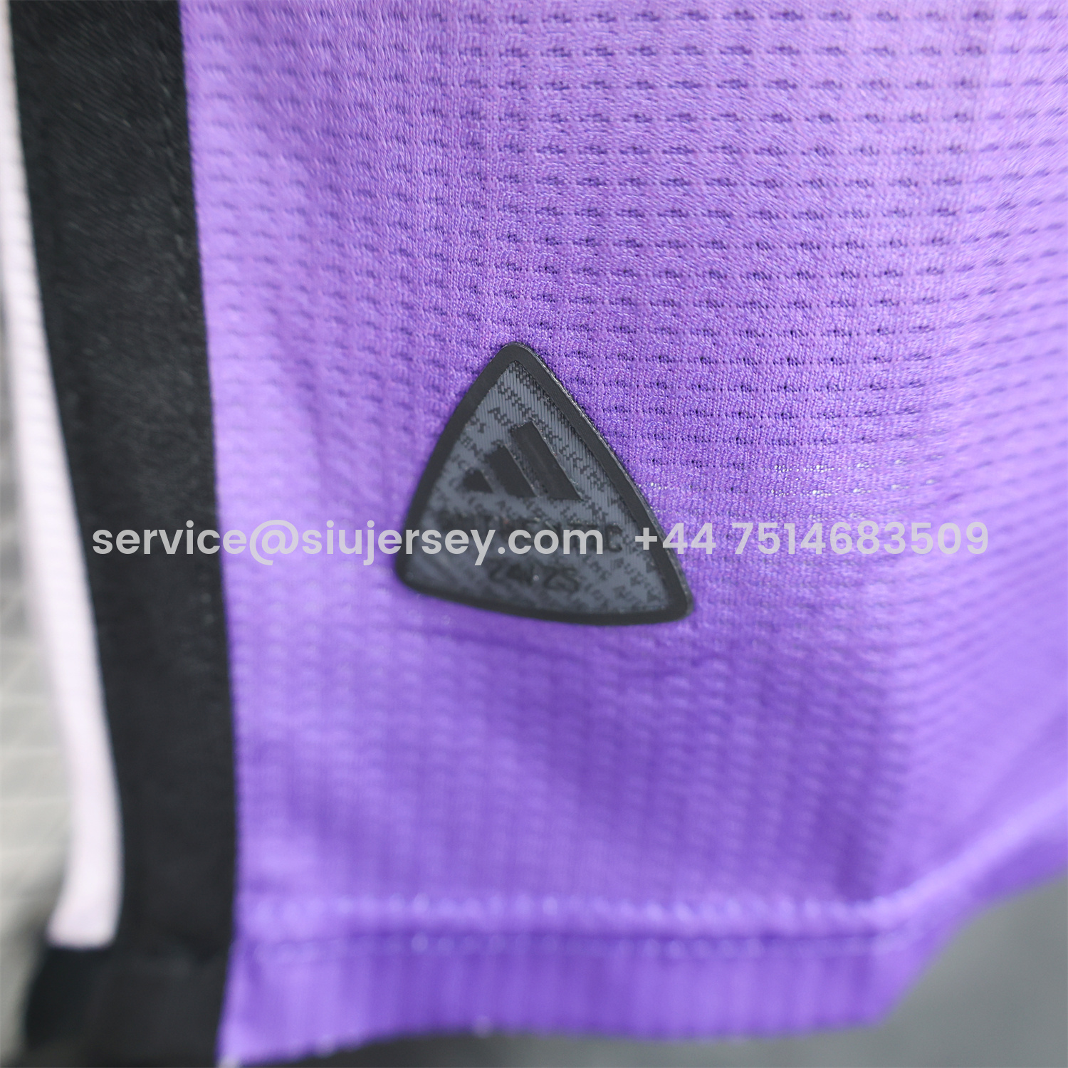 SIUjerseys-Algeria 25-26 White-purple Gradient Jersey with Black Chest Text - Player Version