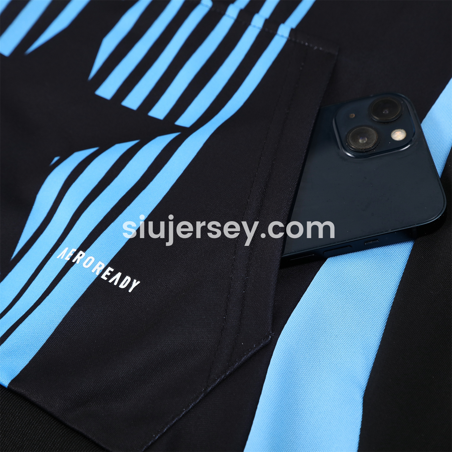 SIUjerseys-Argentina 24-25 Three-Stars Training Hoodie Set - Black Top and Pants