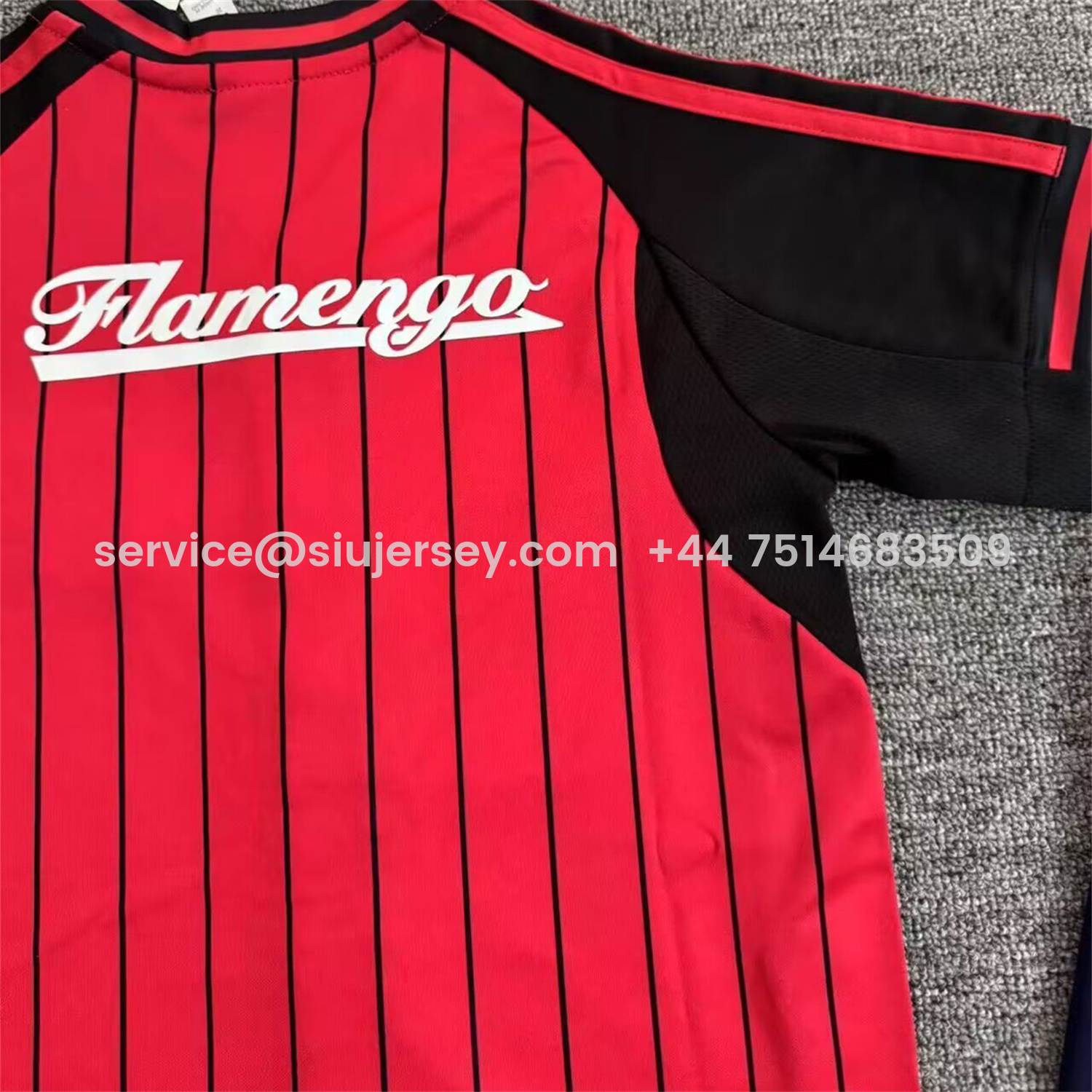 SIUjerseys-Flamengo 25-26 Baseball Kids Kit