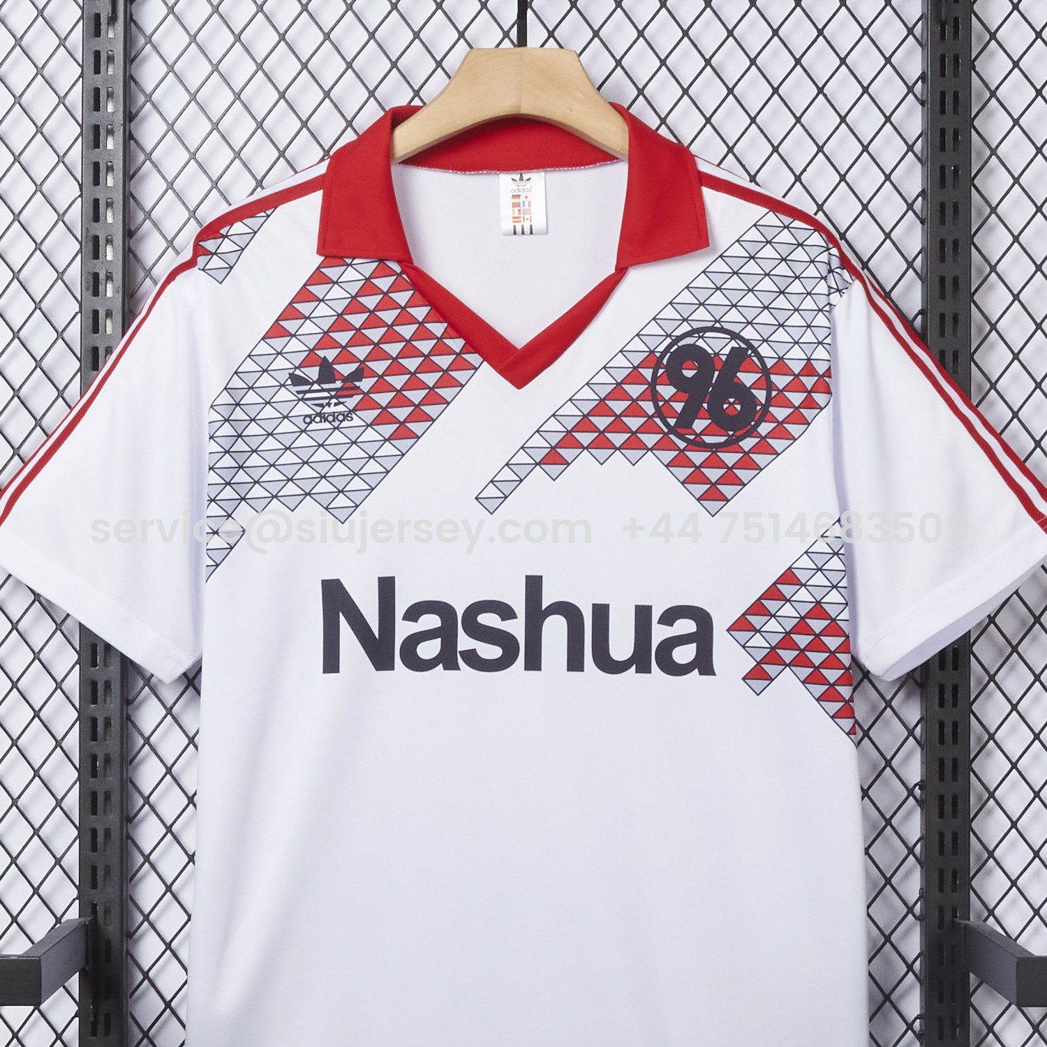 SIUjerseys-Retro Hannover 96 1988-91 White Commemorative Jersey