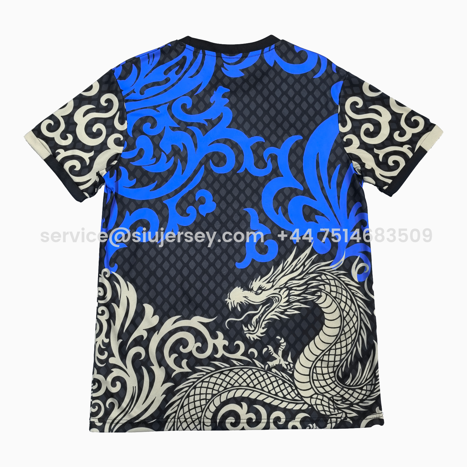 SIUjerseys-Porto 25-26 Grey Dragon Blue And Black Jersey - Fans Version