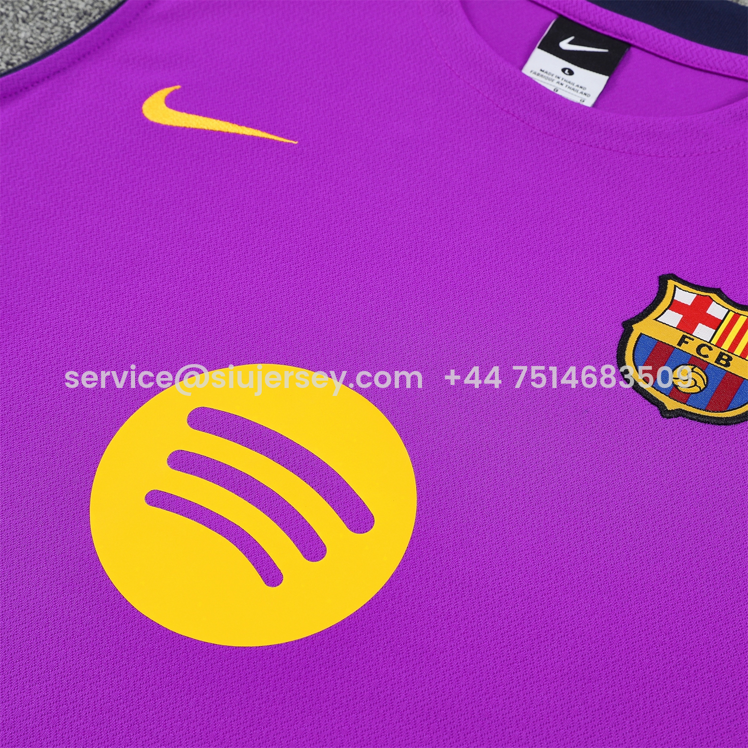 SIUjerseys-Barcelona 25-26 Vest Training Set - Purple Vest and Dark Blue Shorts