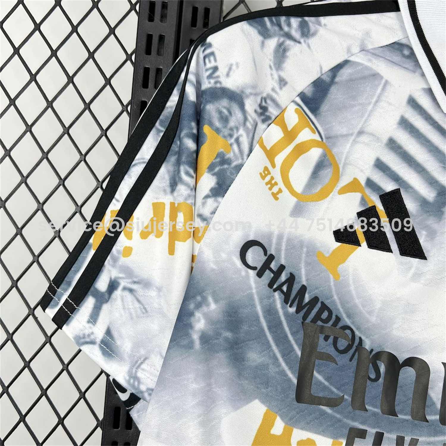 SIUjerseys-Real Madrid 25-26 Capture Of Camp Nou POLO White Special Jersey - Fans Version