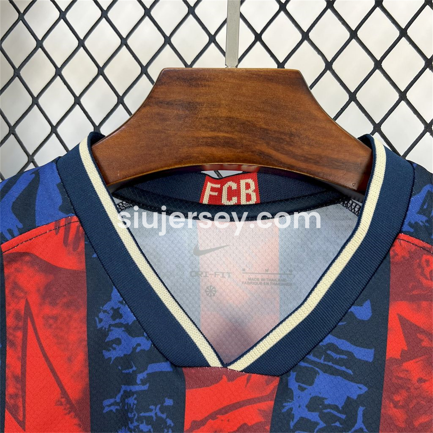 SIUjerseys-Barcelona 25-26 Red & Blue Random Graffiti Pattern Jersey - Fans Version