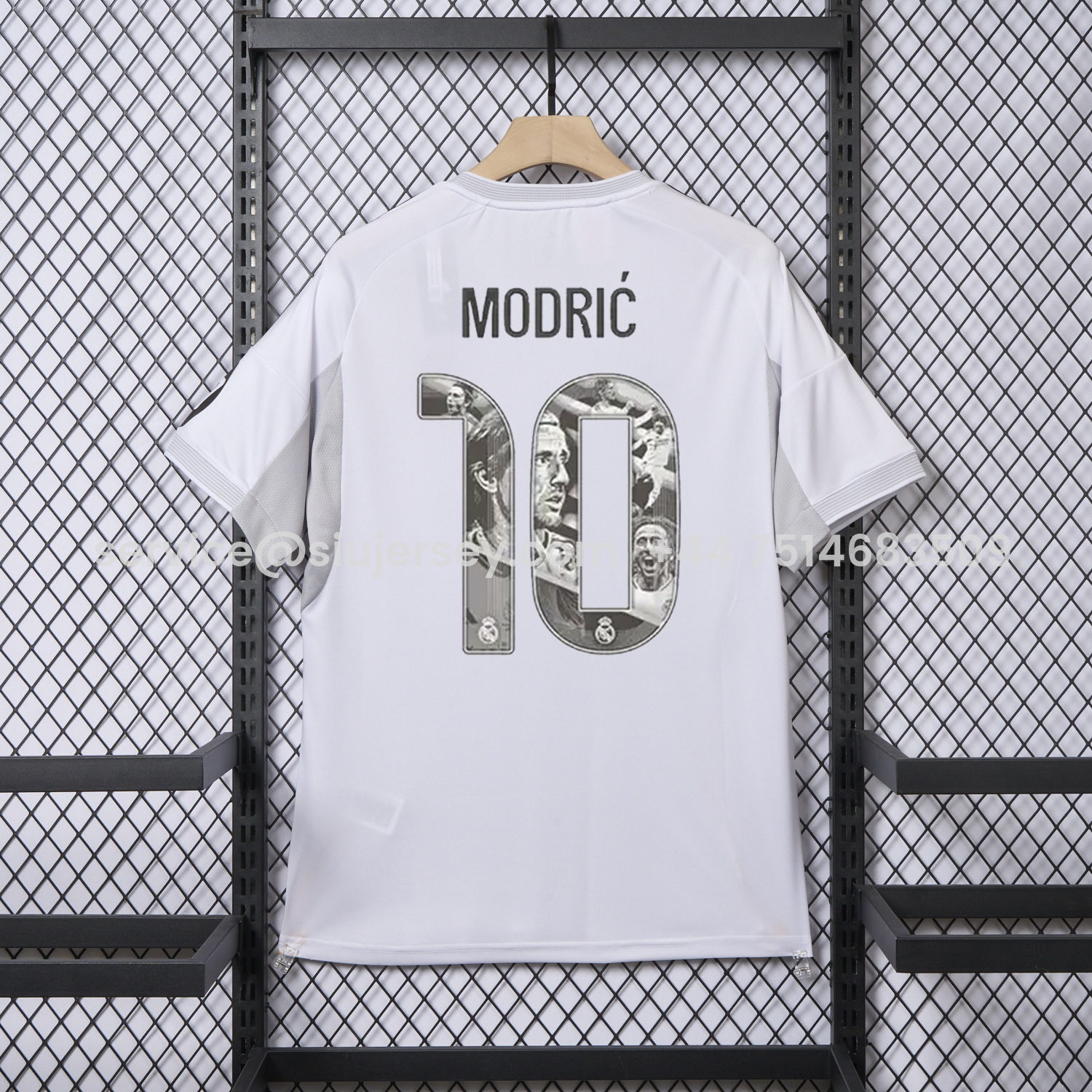 SIUjerseys-Real Madrid 25-26 Home Modrić Limited Edition Jersey - Fans Version