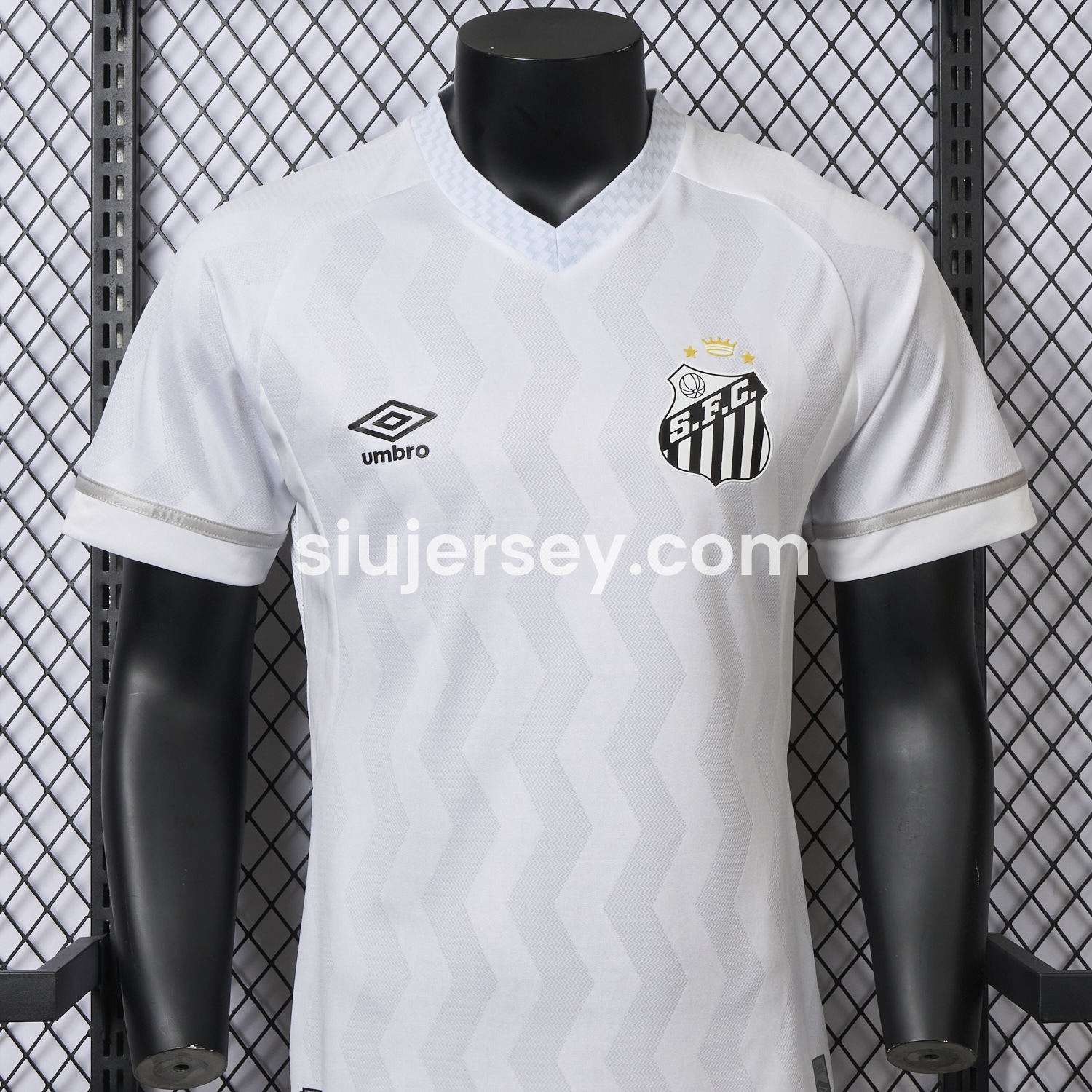 SIUjerseys-【New Version】Santos 2025-26 Home Unsponsored Jersey - Player Version