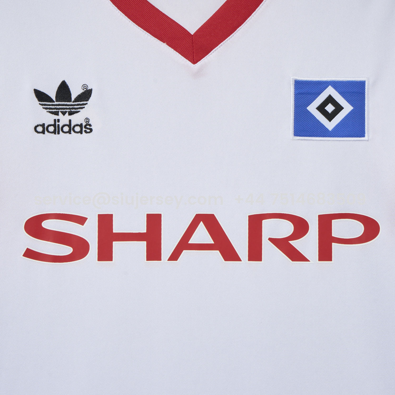 SIUjerseys-Retro Hamburger SV 1988 Home Jersey