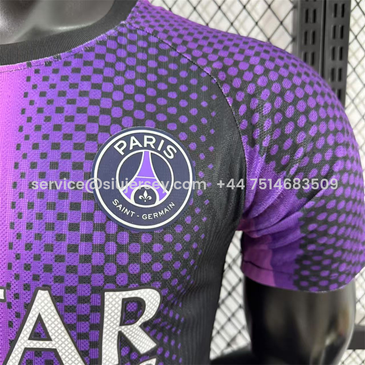 SIUjerseys-Paris Saint-Germain PSG X JD 25-26 Purple Special Edition Jersey - Player Version