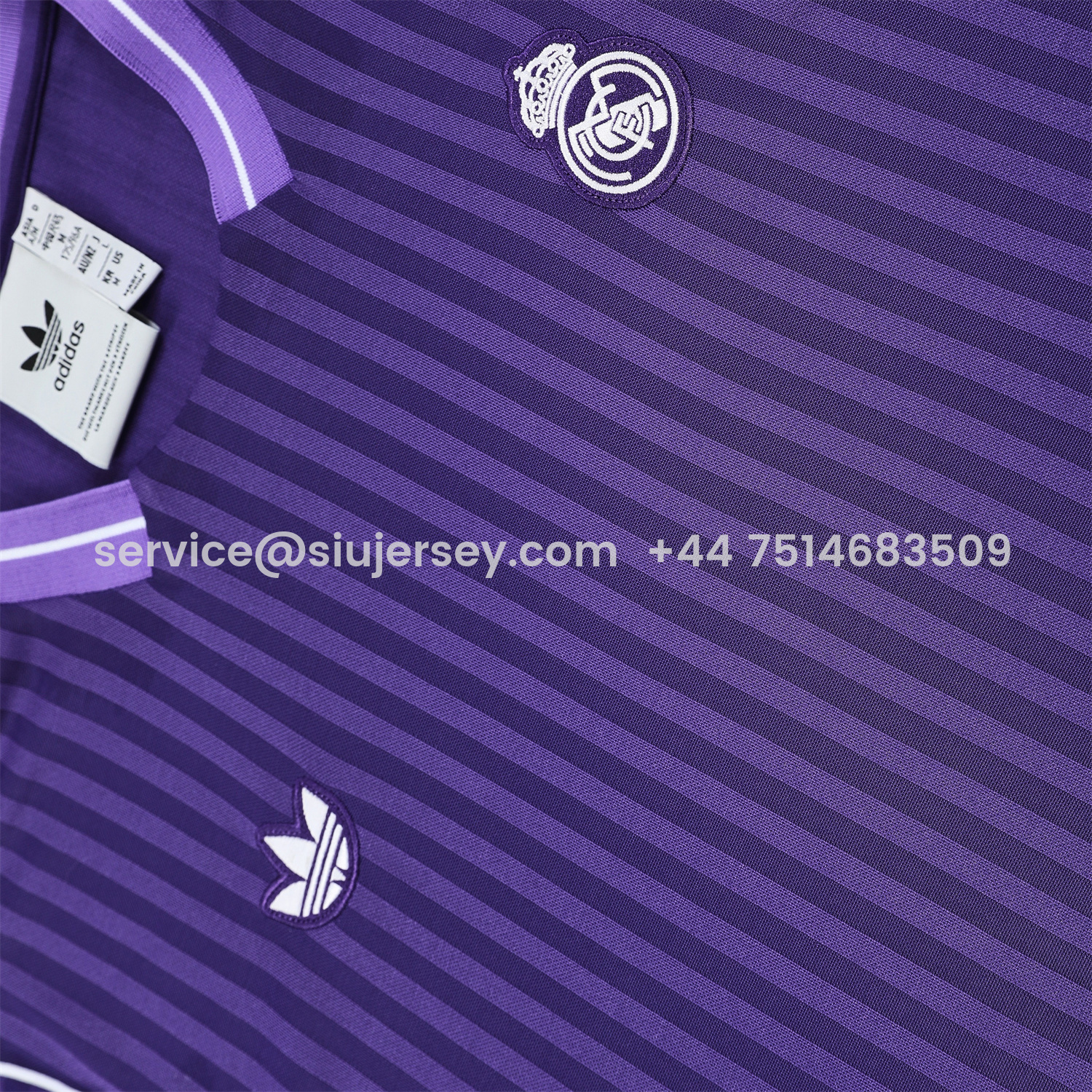 SIUjerseys-Real Madrid 25-26 Short-Sleeve Training Set - Pure Purple Top & Purple Shorts