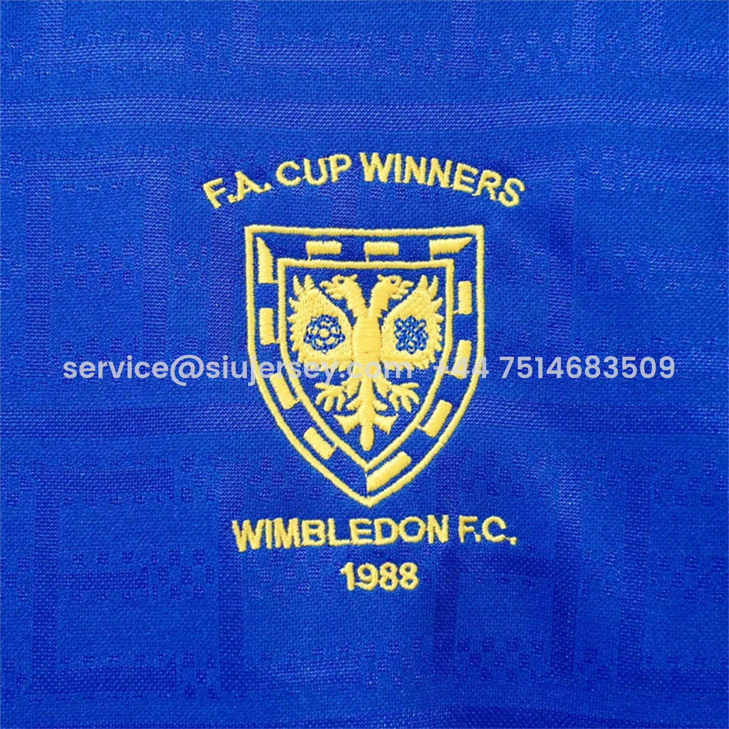 SIUjerseys-Retro Wimbledon 1988-89 Home Blue Jersey