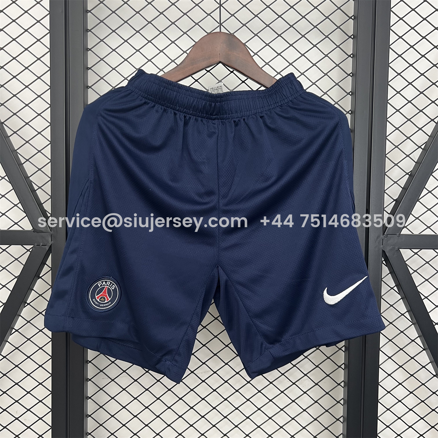 SIUjerseys-Paris Saint-Germain PSG 25-26 Home Blue Shorts - Fans Version