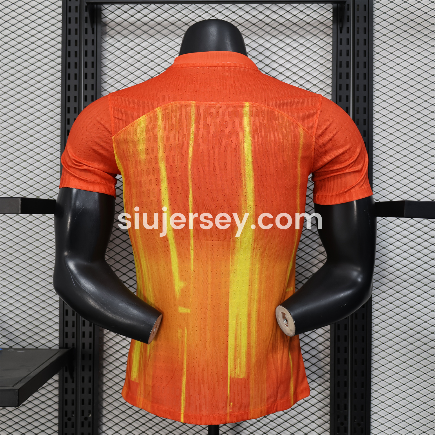 SIUjerseys-Barcelona 25-26 Spotify Orange & Yellow Special Jersey - Player Version