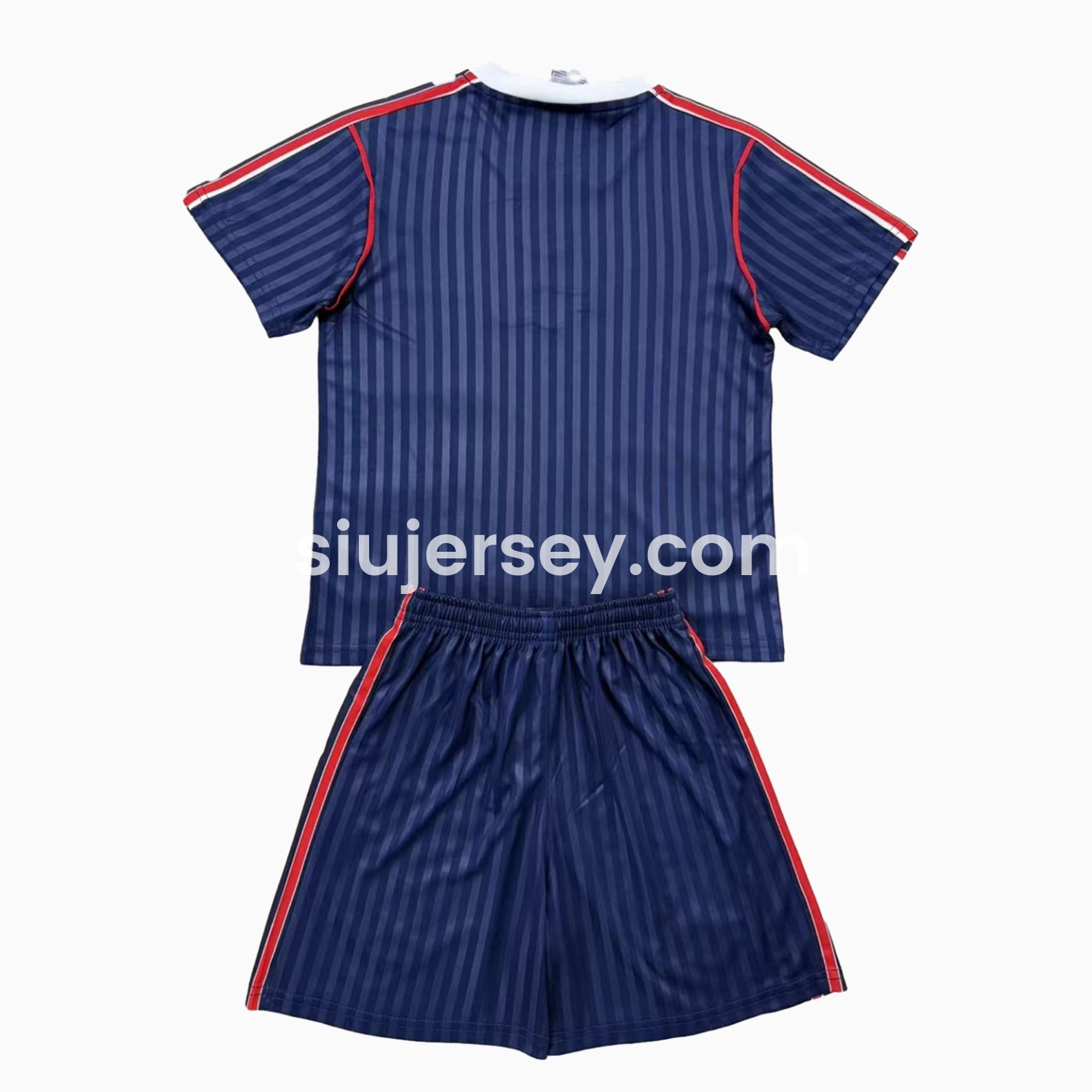 SIUjerseys-Arsenal 24-25 Blue Terrace Icon Retro Style Kids Kit