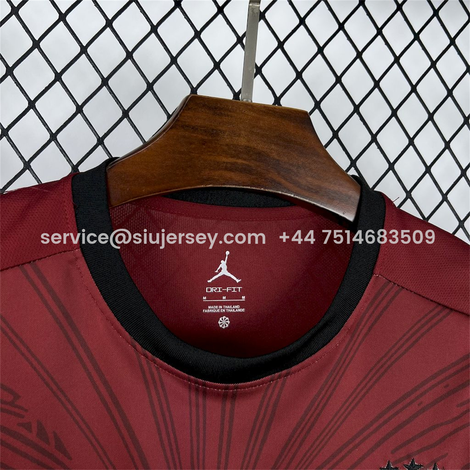 SIUjerseys-Brazil 25-26 Jordan Maroon Deep Red Special Edition Jersey - Fans Version