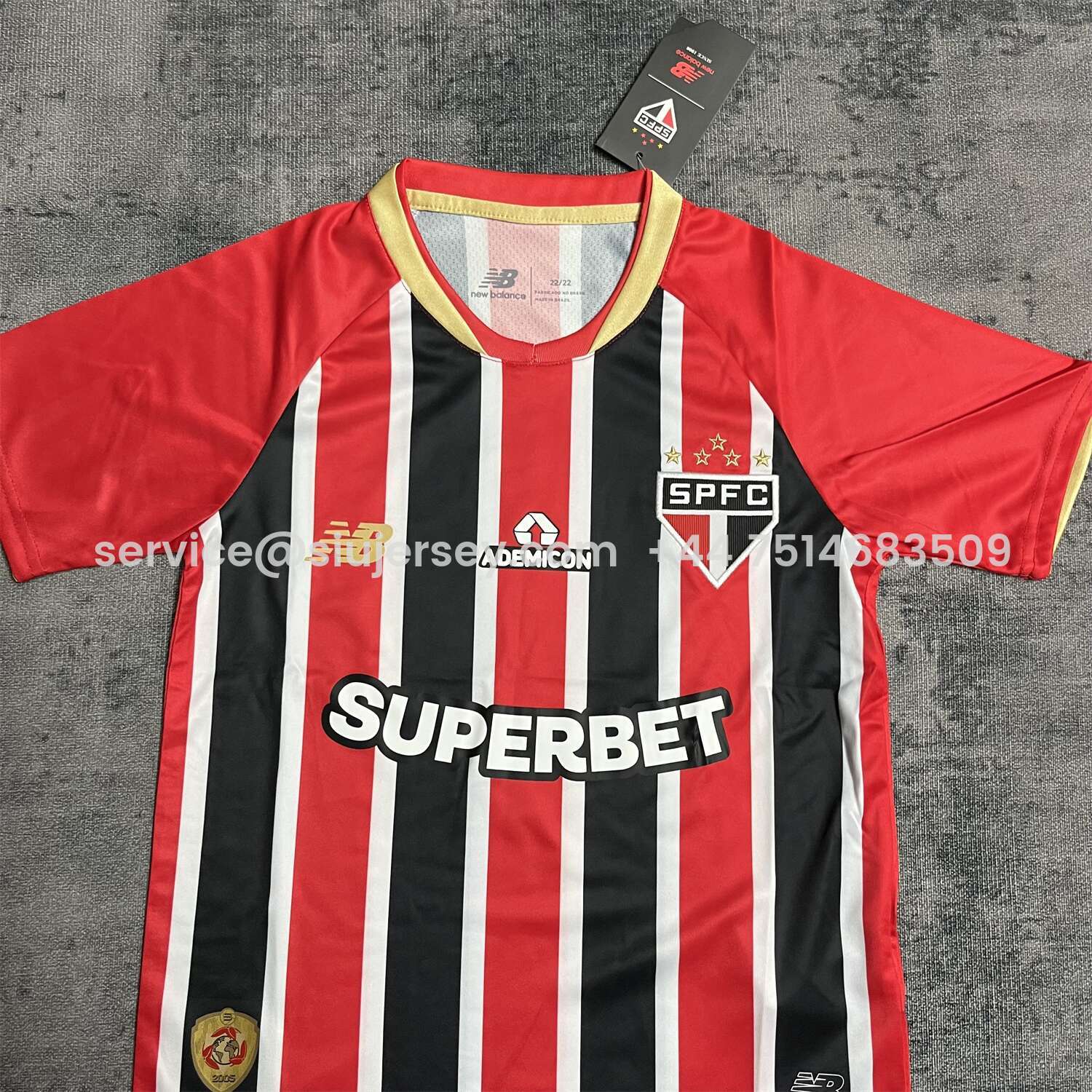 SIUjerseys-Sao Paulo 25-26 Away Kids Kit