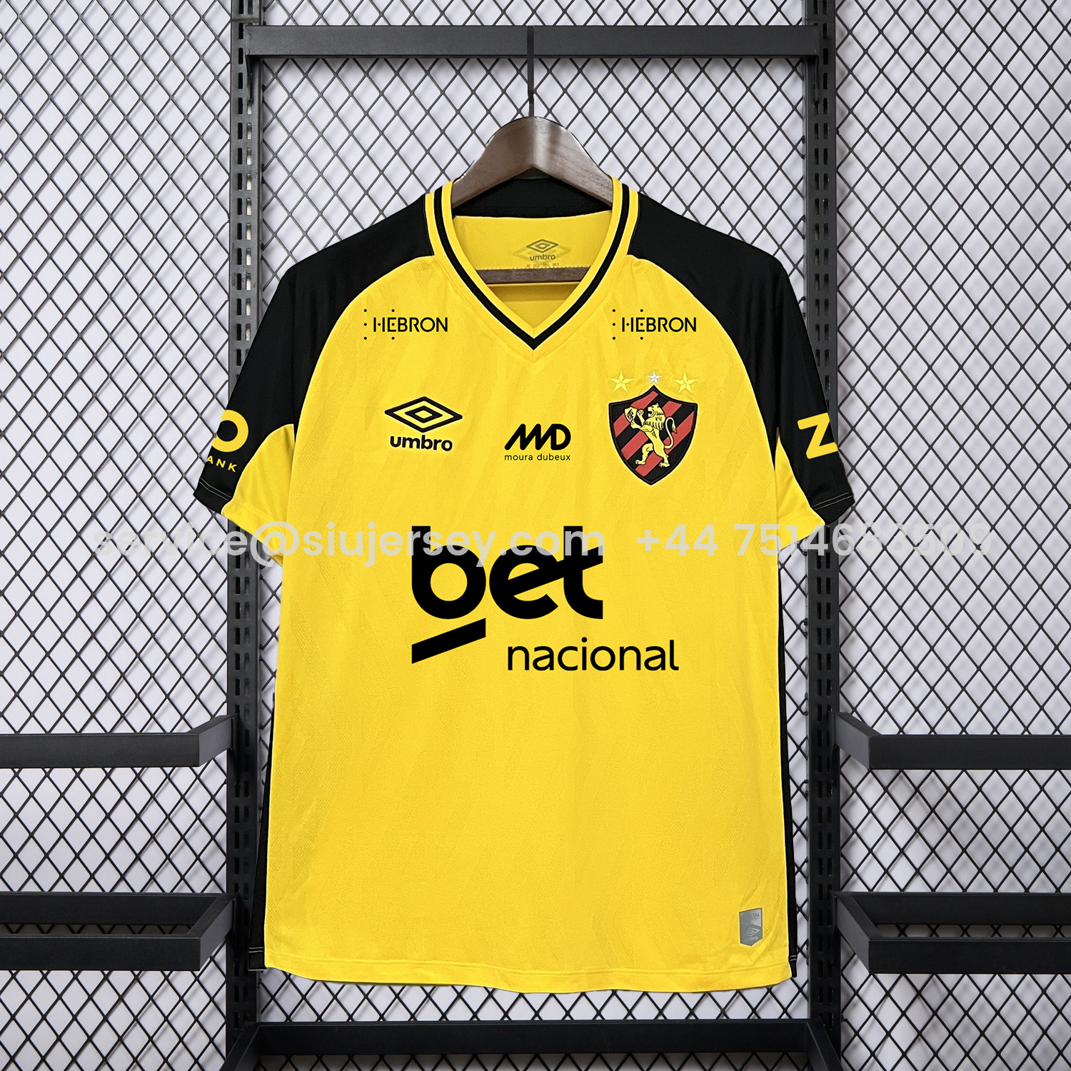 SIUjerseys-Sport Recife 25-26 Away Yellow Jersey - Fans Version