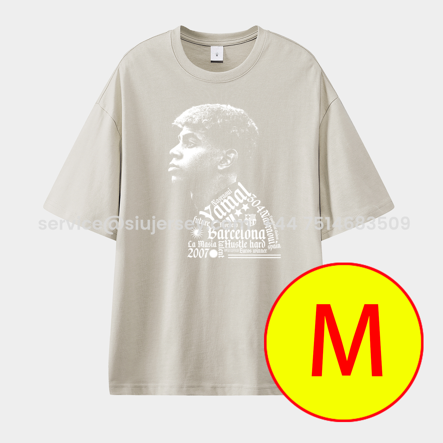 SIUjerseys-LAMINE YAMAL - Barcelona No. 10 Legend Continues 2025 Unisex Pure Cotton T-shirt