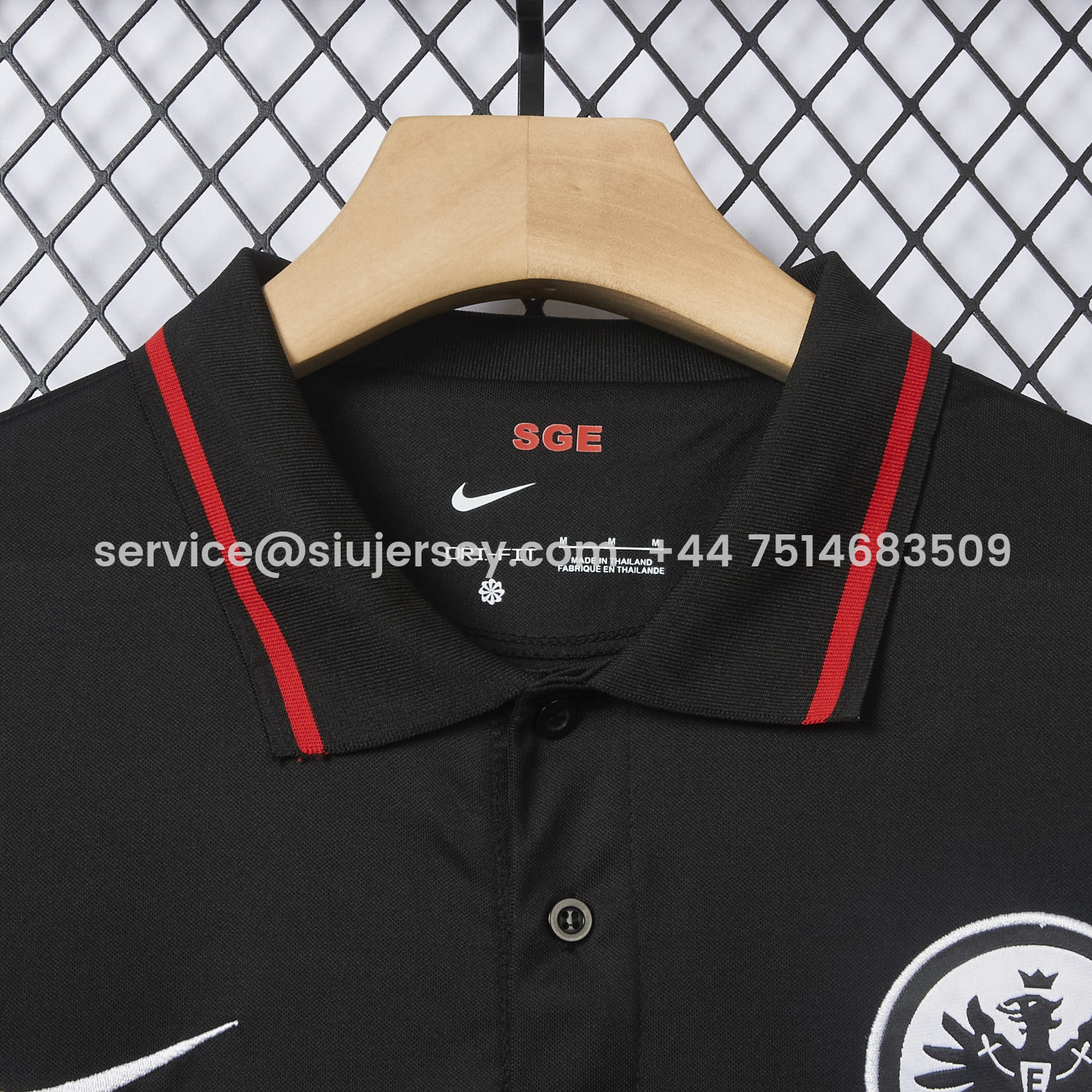 SIUjerseys-Retro Frankfurt 2021-22 Home Black Jersey
