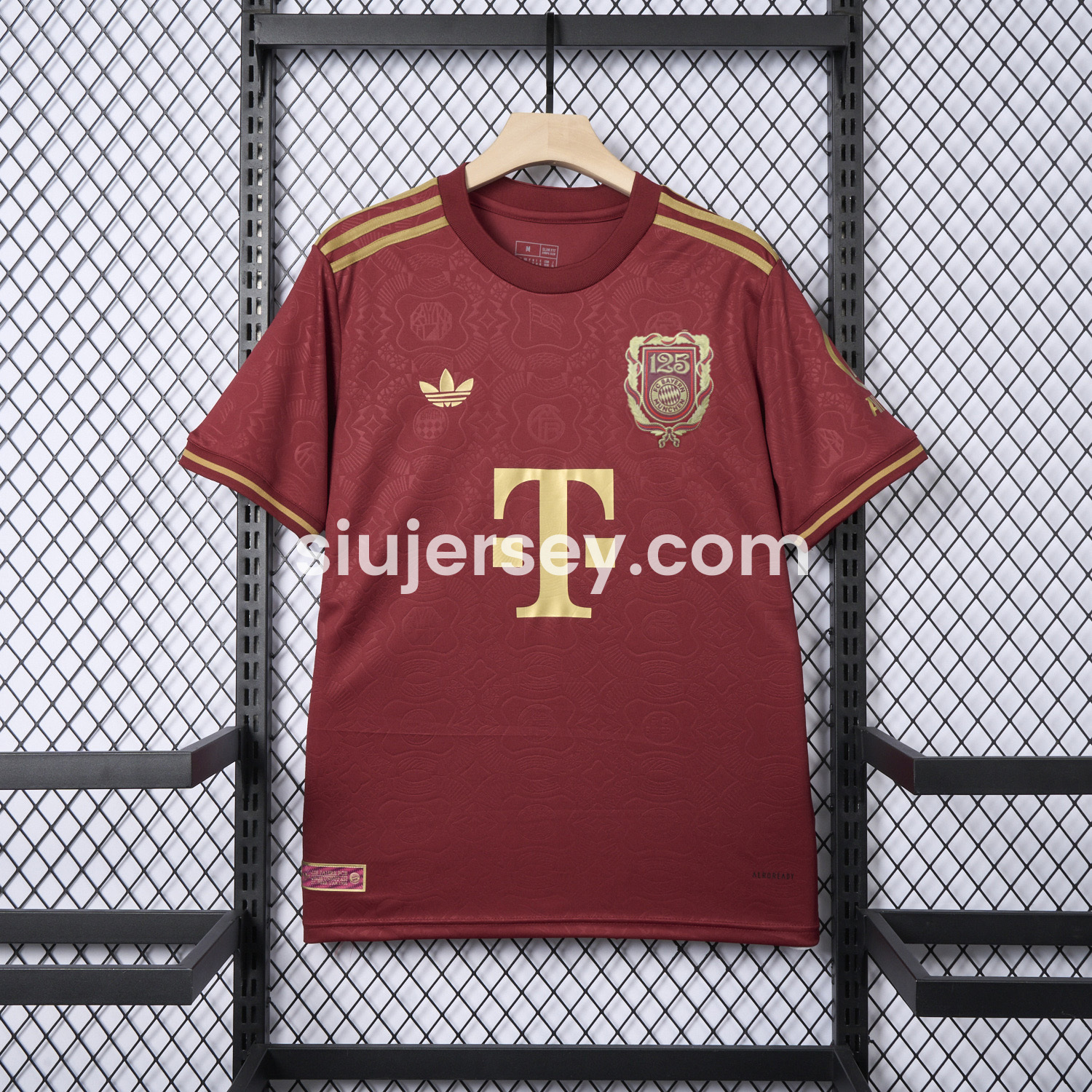 SIUjerseys-Bayern Munich 2025 Red 125th Anniversary Jersey - Fans Version