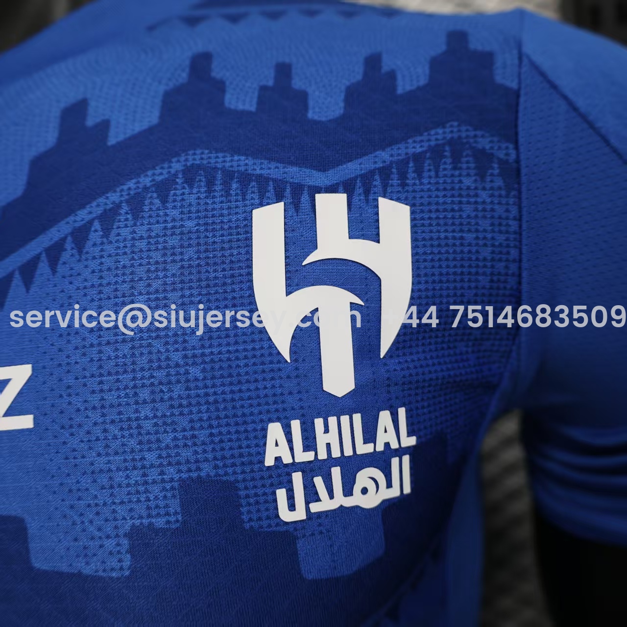 SIUjerseys-Al Hilal Riyadh Crescent 25-26 Home Blue Jersey - Player Version