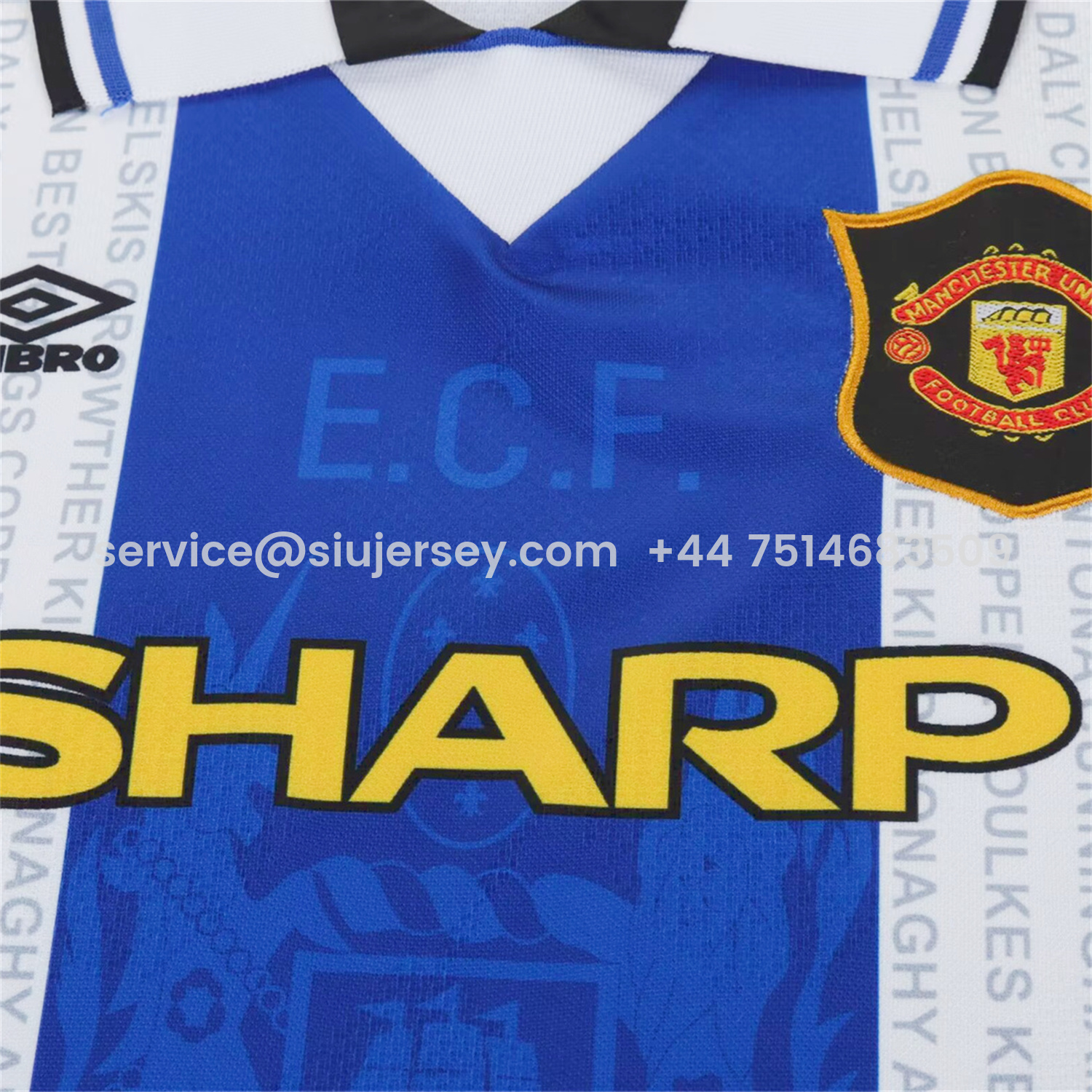 SIUjerseys-Retro Manchester United 94-96 Away Kids Kit