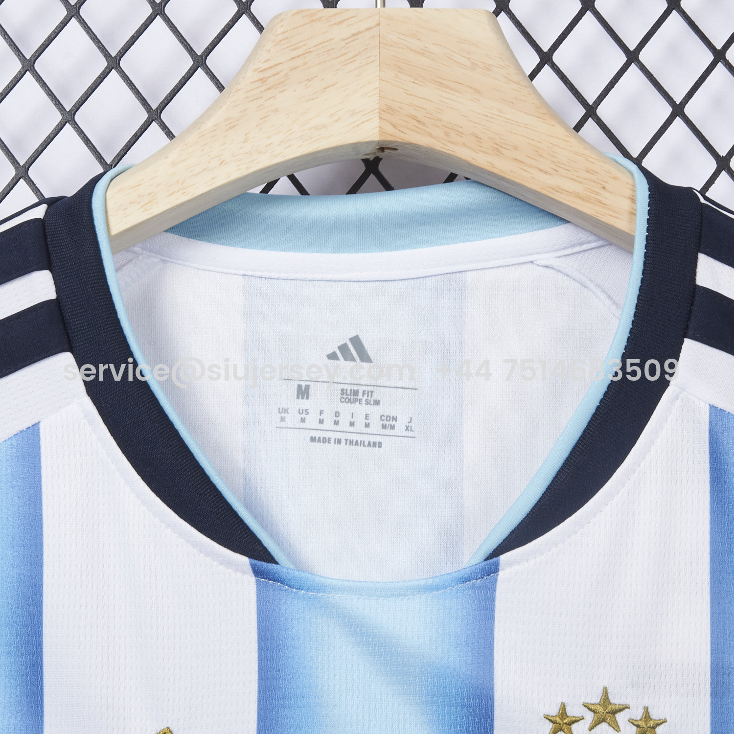 SIUjerseys-Women's Argentina 2026 Home Cropped Jersey