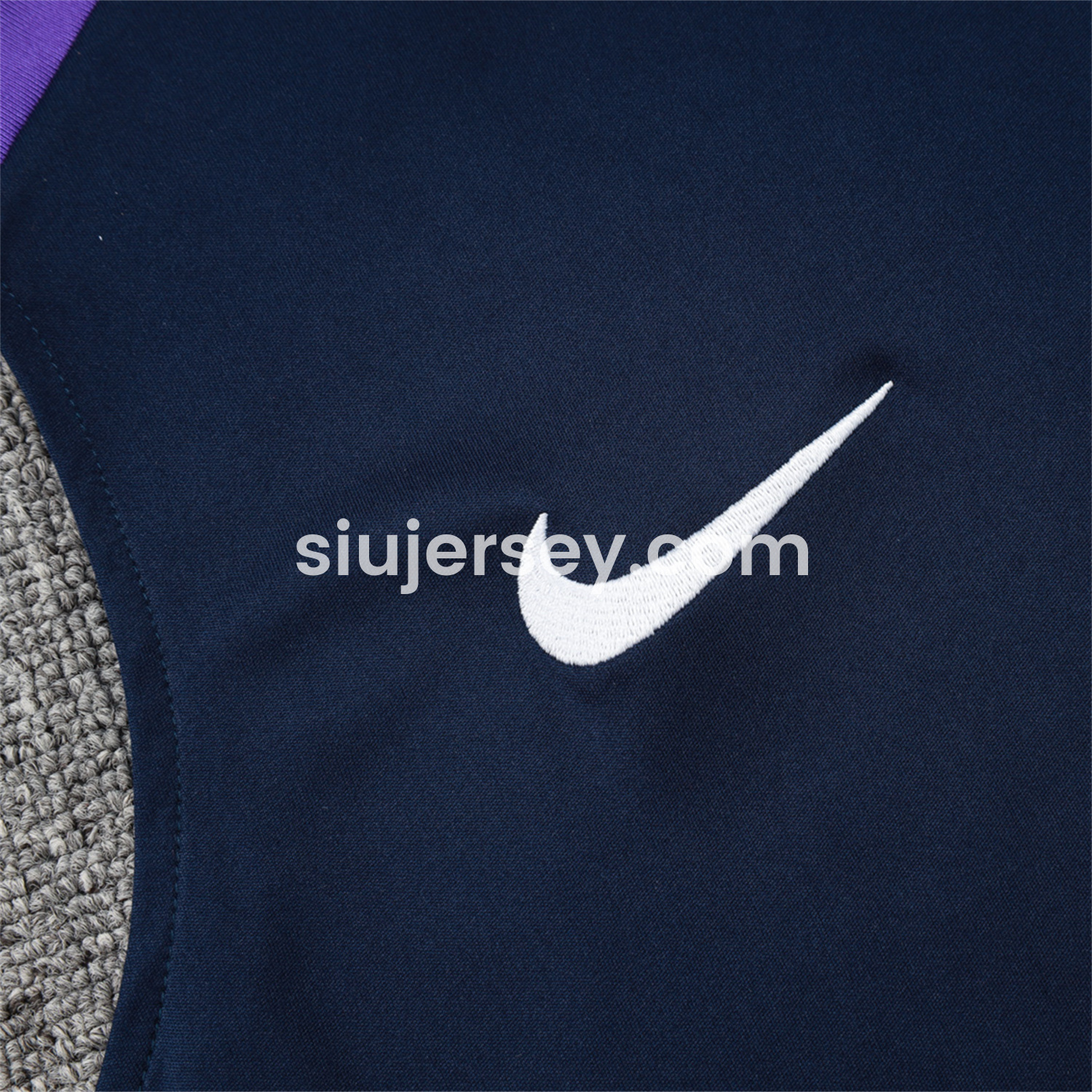 SIUjerseys-Corinthians 25-26 Vest Training Set - Deep Blue Black Vest and Shorts