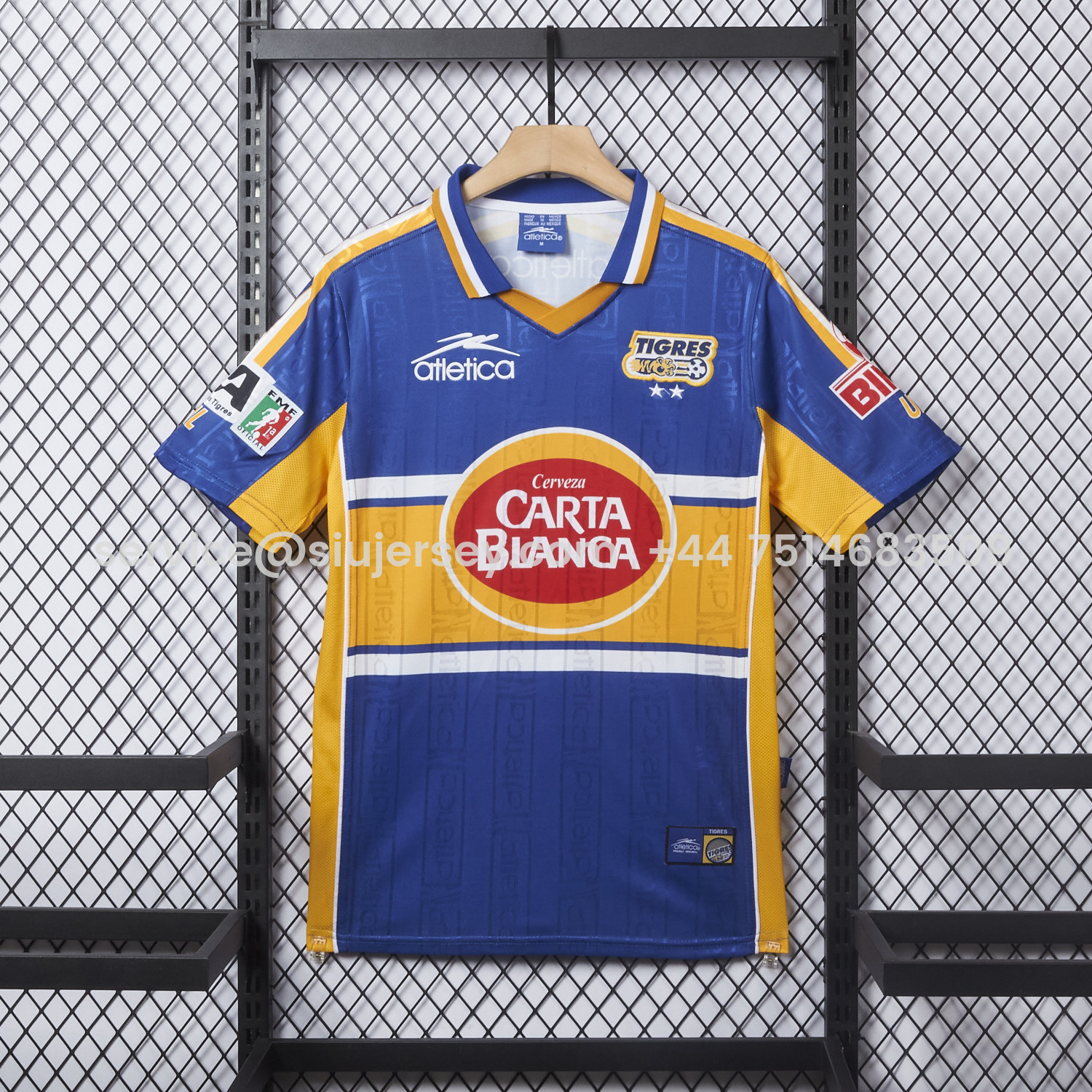 SIUjerseys-Retro Tigres UANL 1999-00 Away Jersey