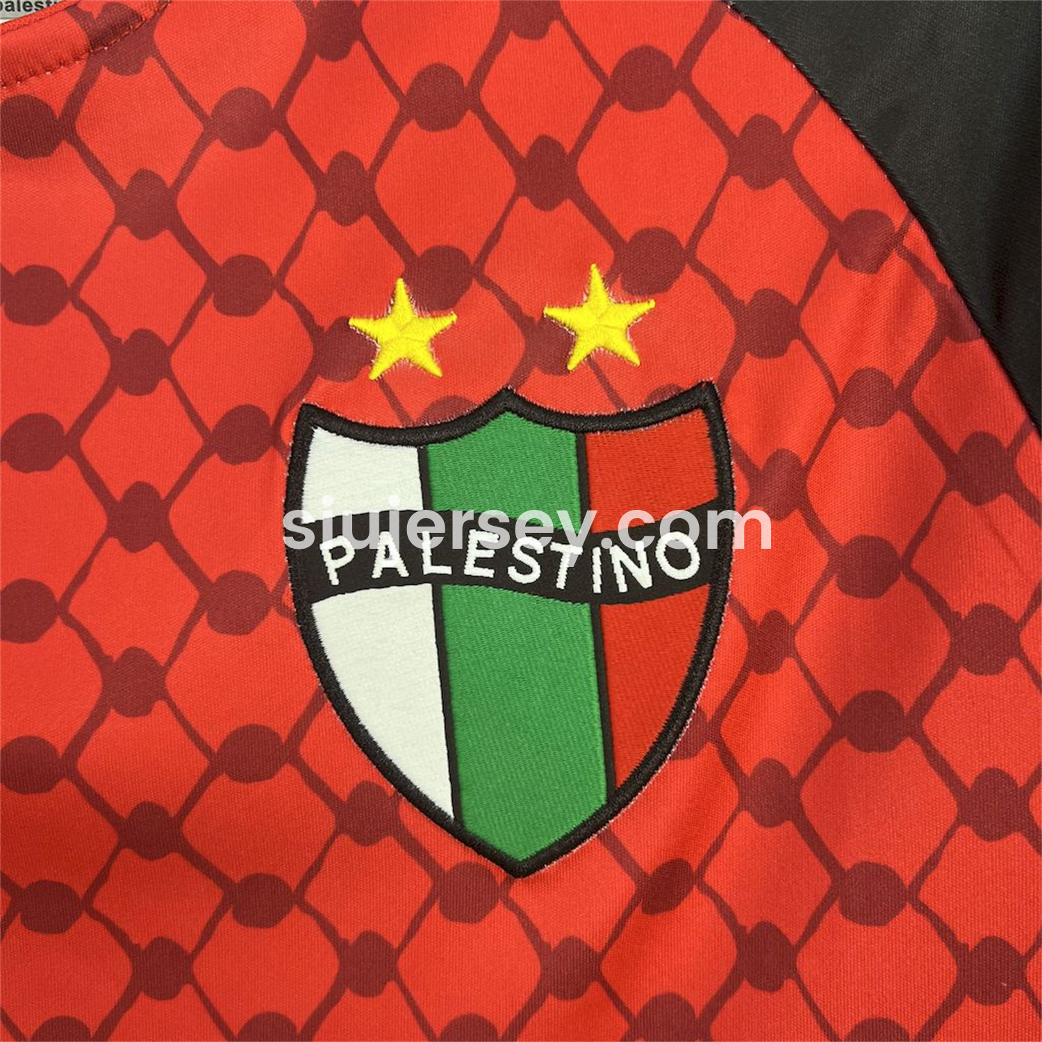 SIUjerseys-Club Deportivo Palestino 25-26 Red Goalkeeper Jersey - Fans Version