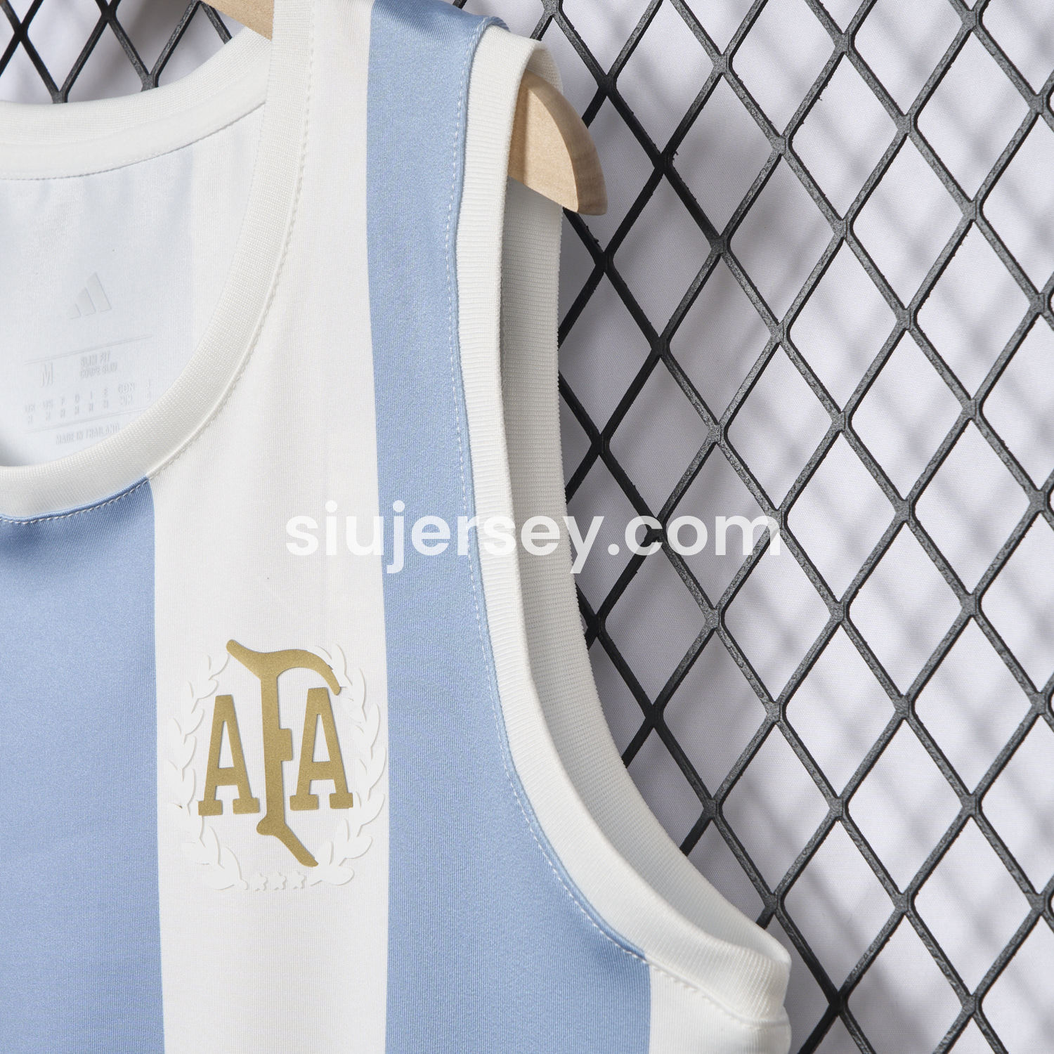 SIUjerseys-Women's Argentina 25-26 50th Anniversary Home Yoga Vest