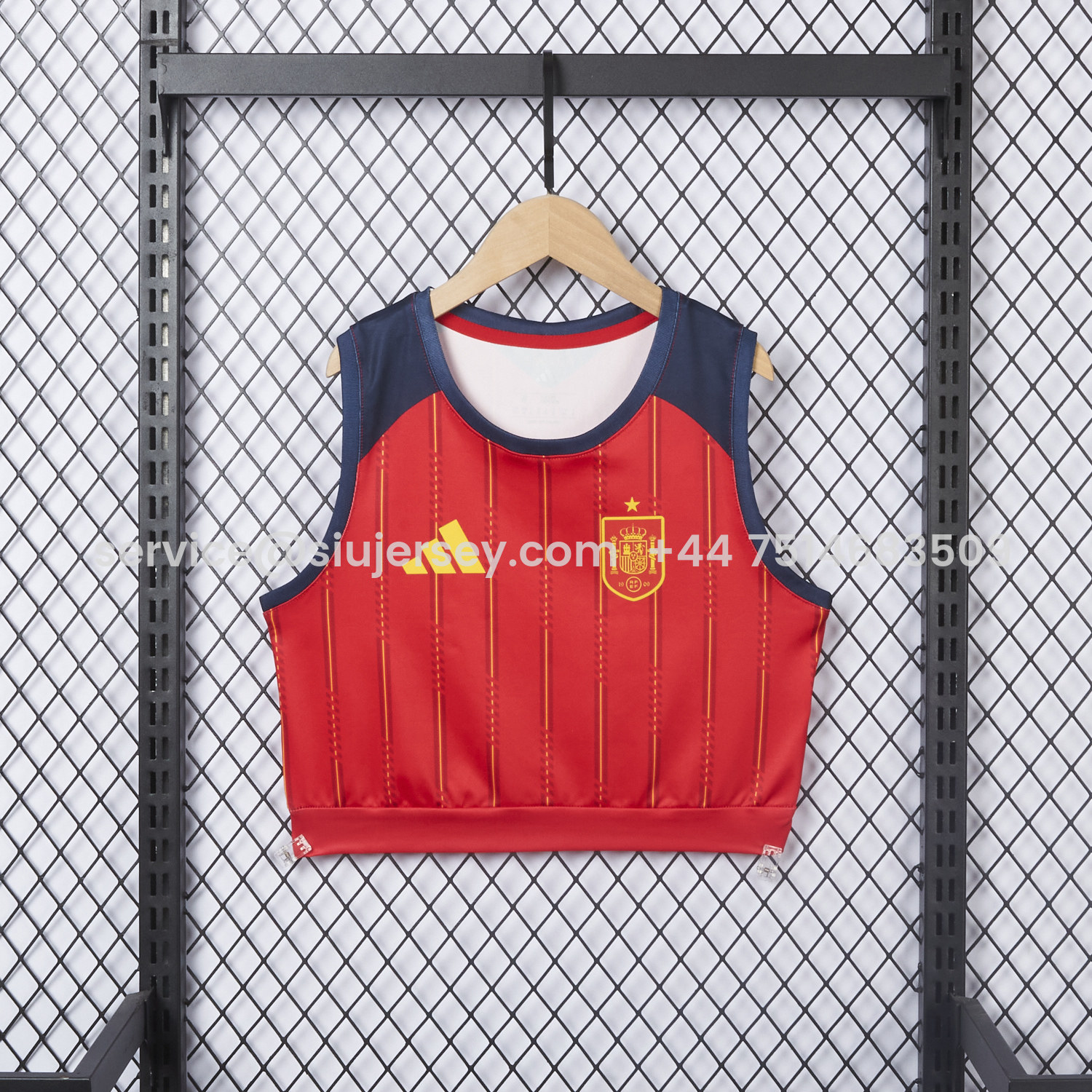 SIUjerseys-Women's Spain 2026 Home Yoga Vest