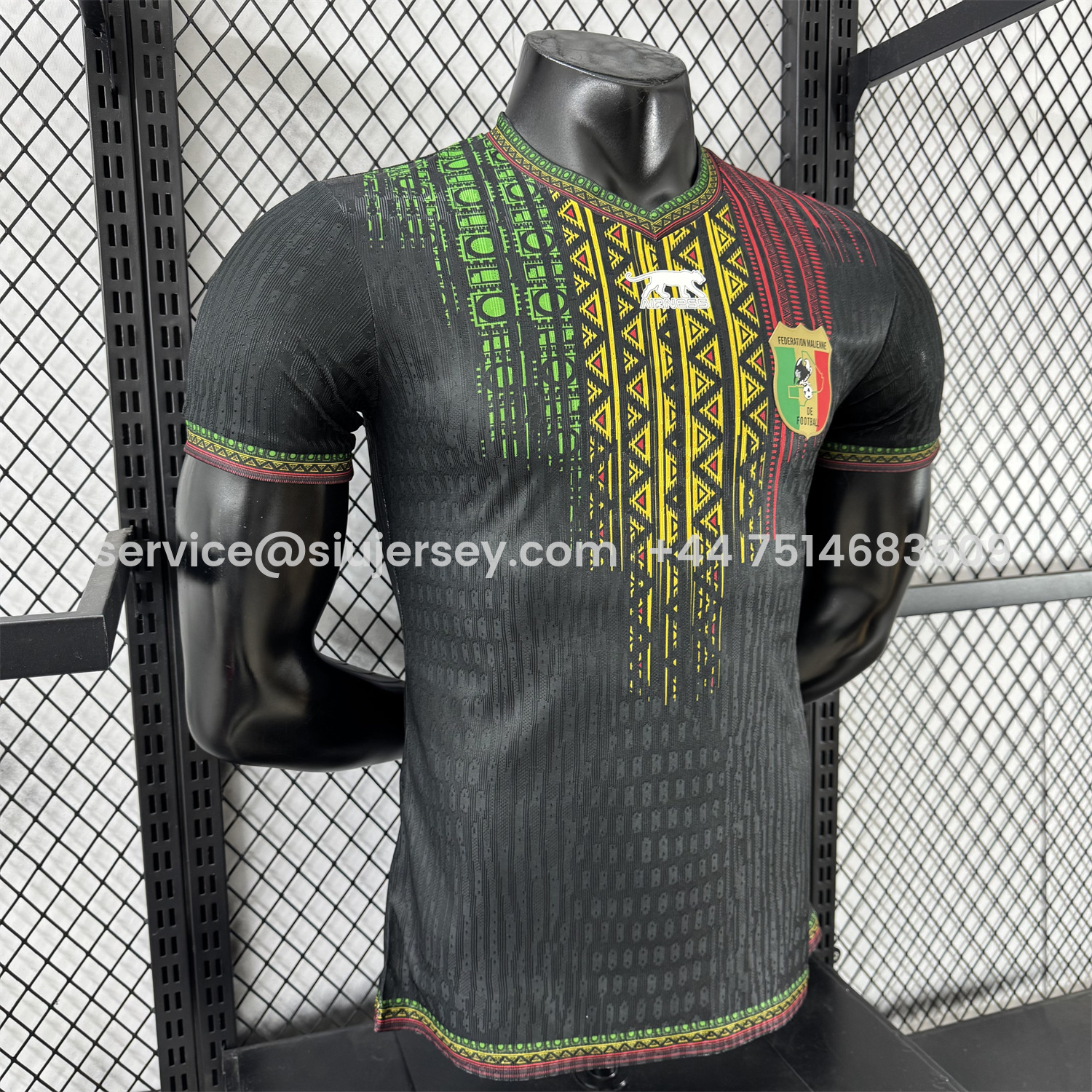 SIUjerseys-Mali 2025 Third Black Jersey - Player Version