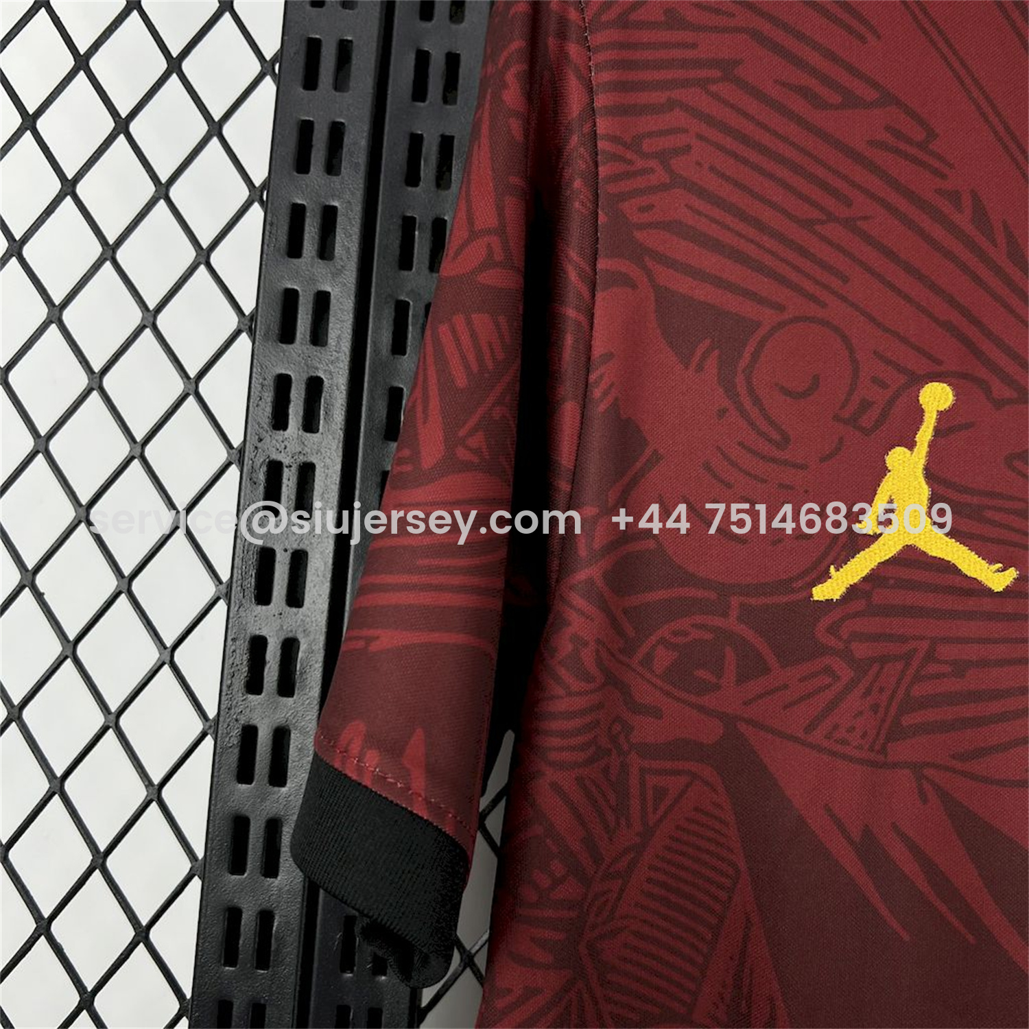 SIUjerseys-Brazil 25-26 Jordan Maroon Deep Red Special Edition Jersey - Fans Version