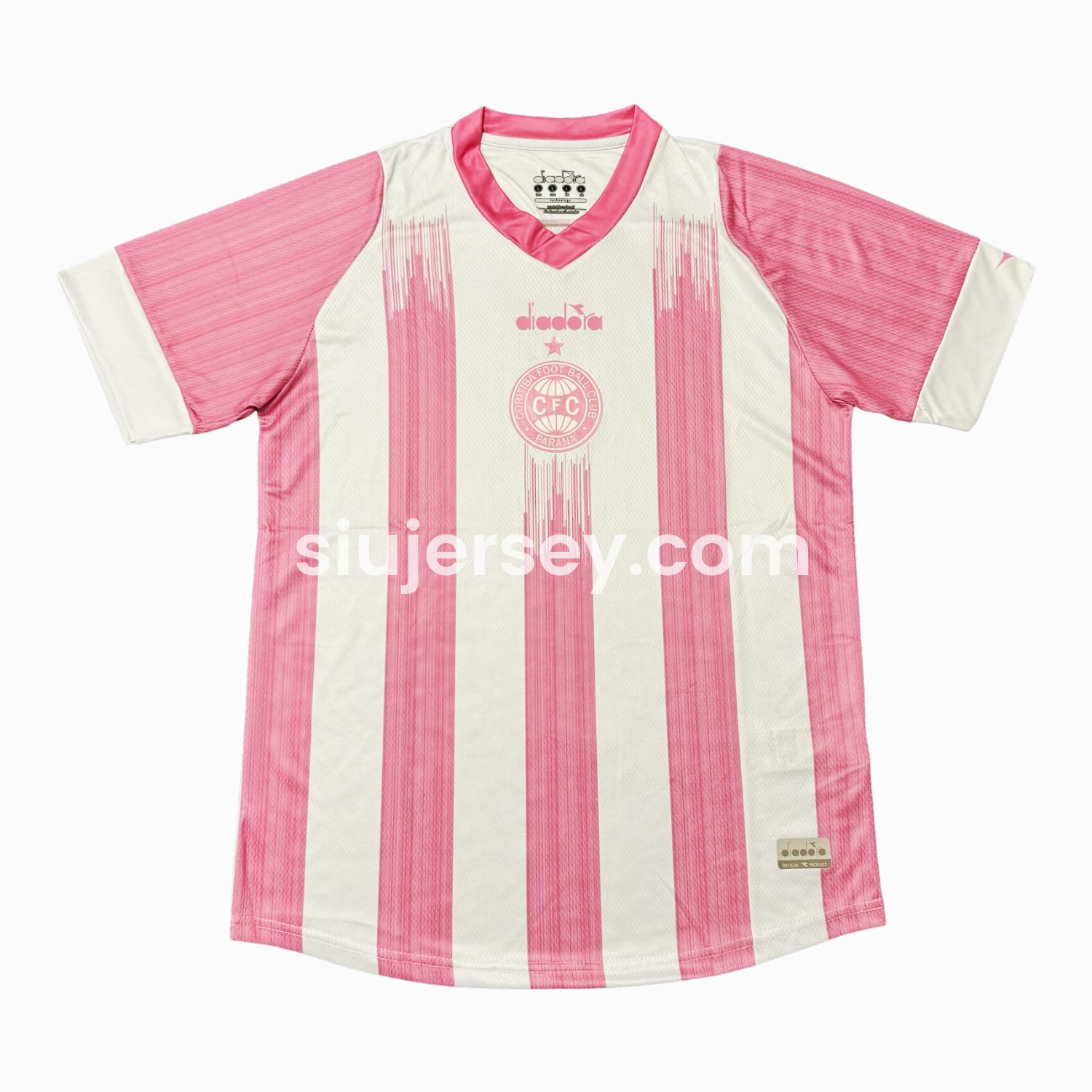 SIUjerseys-Coritiba 24-25 Pink October Unsponsored Jersey - Fans Version