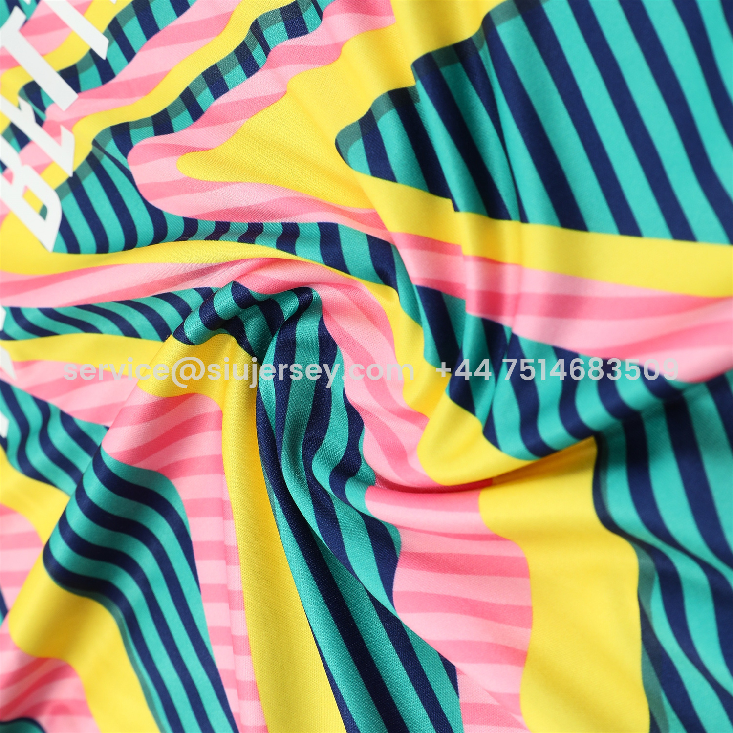 SIUjerseys-Real Madrid 25-26 Short-Sleeve Training Set - Colorful Curve Pattern Top & Black Shorts