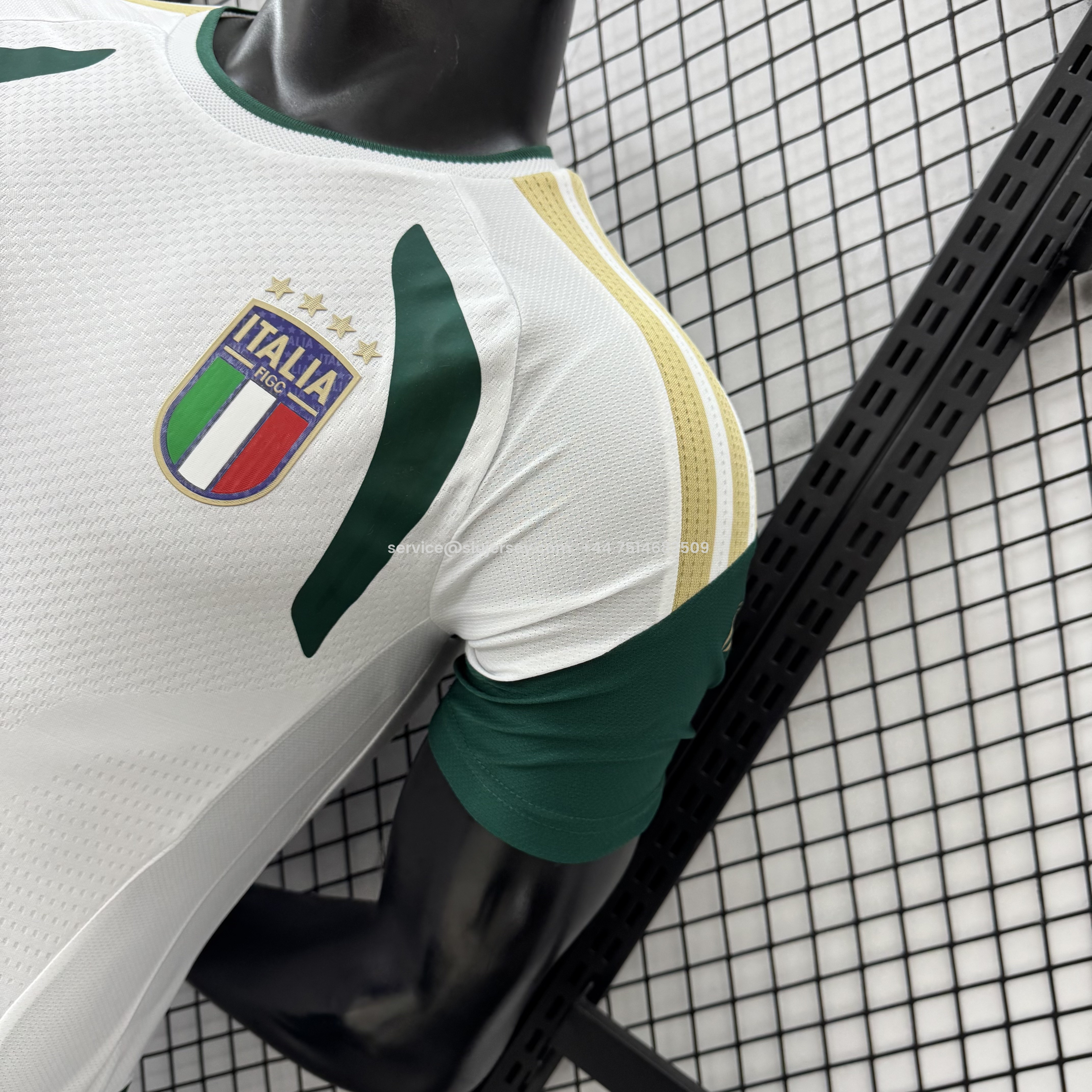 SIUjerseys-Italy 2026 White Pre-Match Training Jersey - Player Version