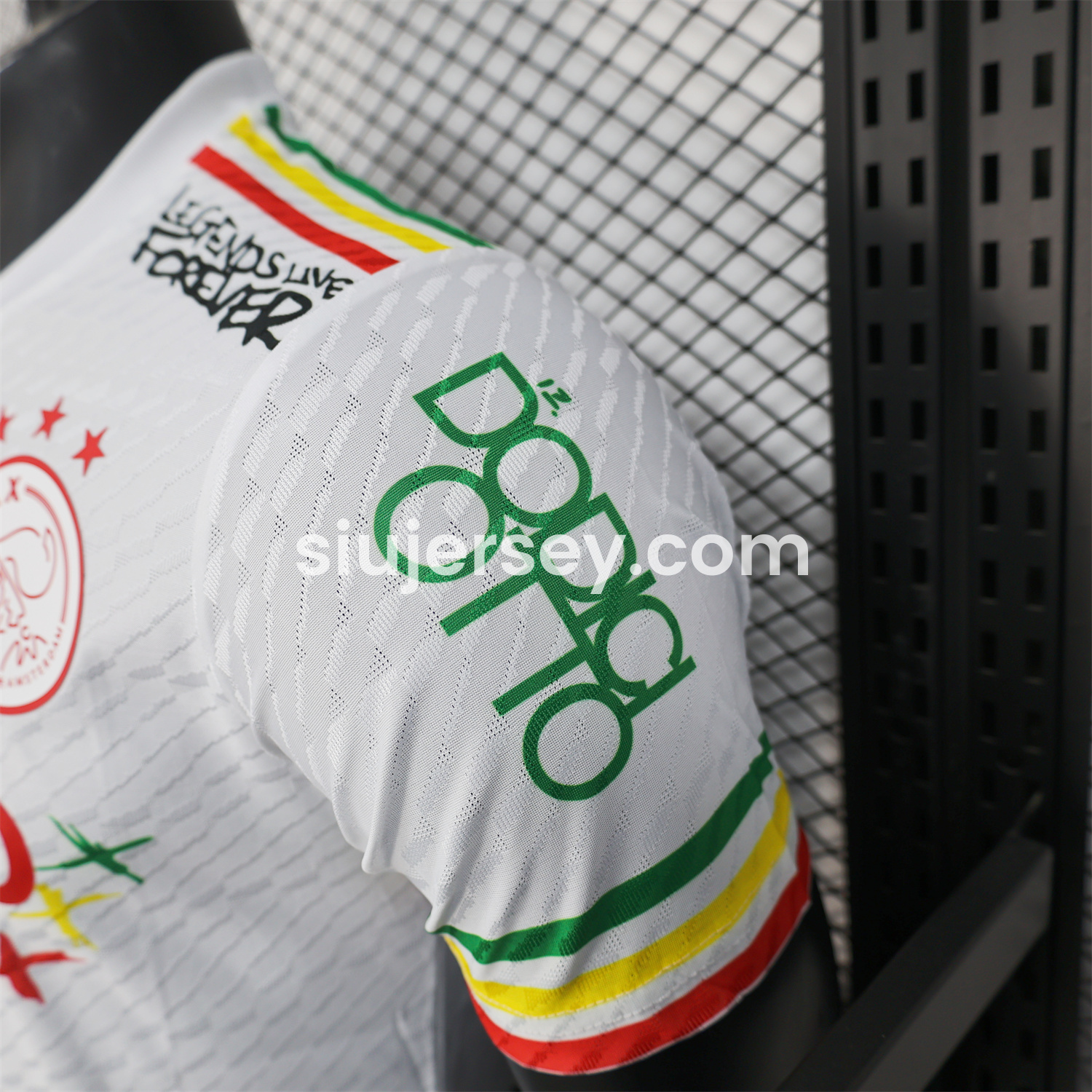 SIUjerseys-Ajax x B-O-B Marly 2025-26 40th White Special Edition Jersey - Player Version