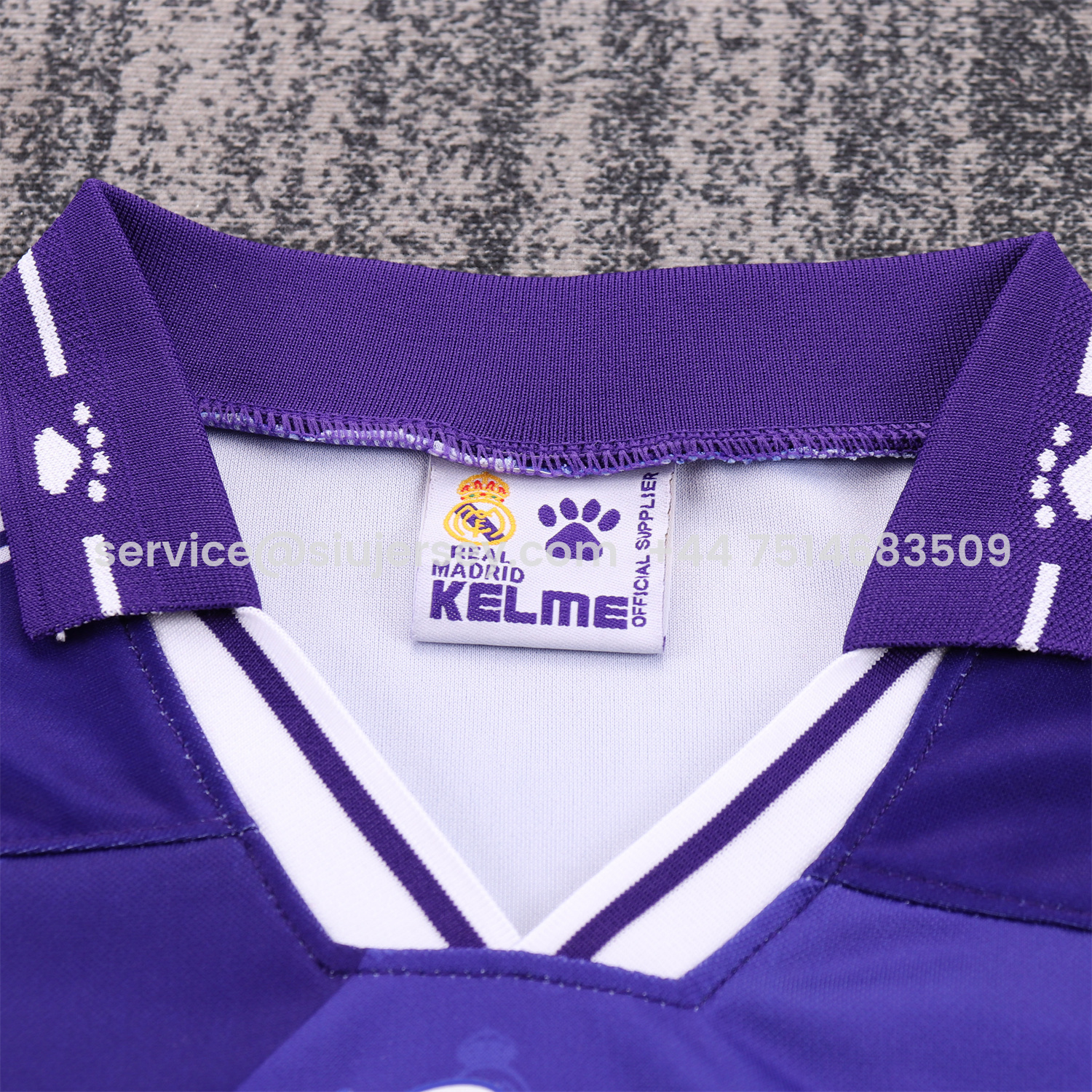 SIUjerseys-Retro Real Madrid 1994-96 Away Kids Kit