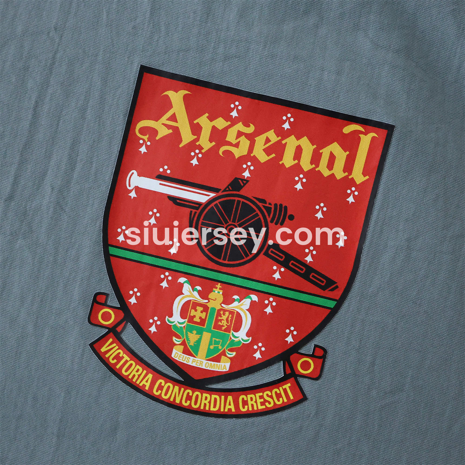 SIUjerseys-Retro Arsenal 1991-93 Away Double Sided Reversible Windbreaker - Yellow & Grey