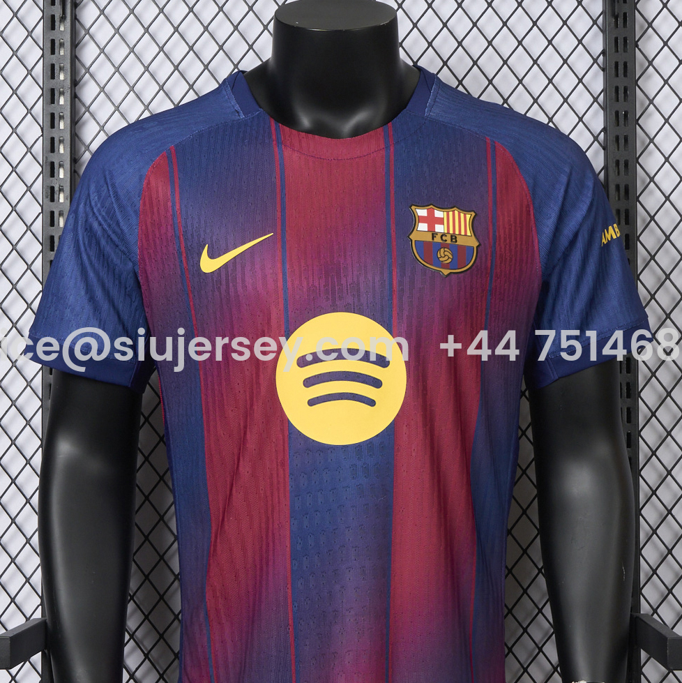 SIUjerseys-Barcelona 25-26 Home Jersey - Player Version