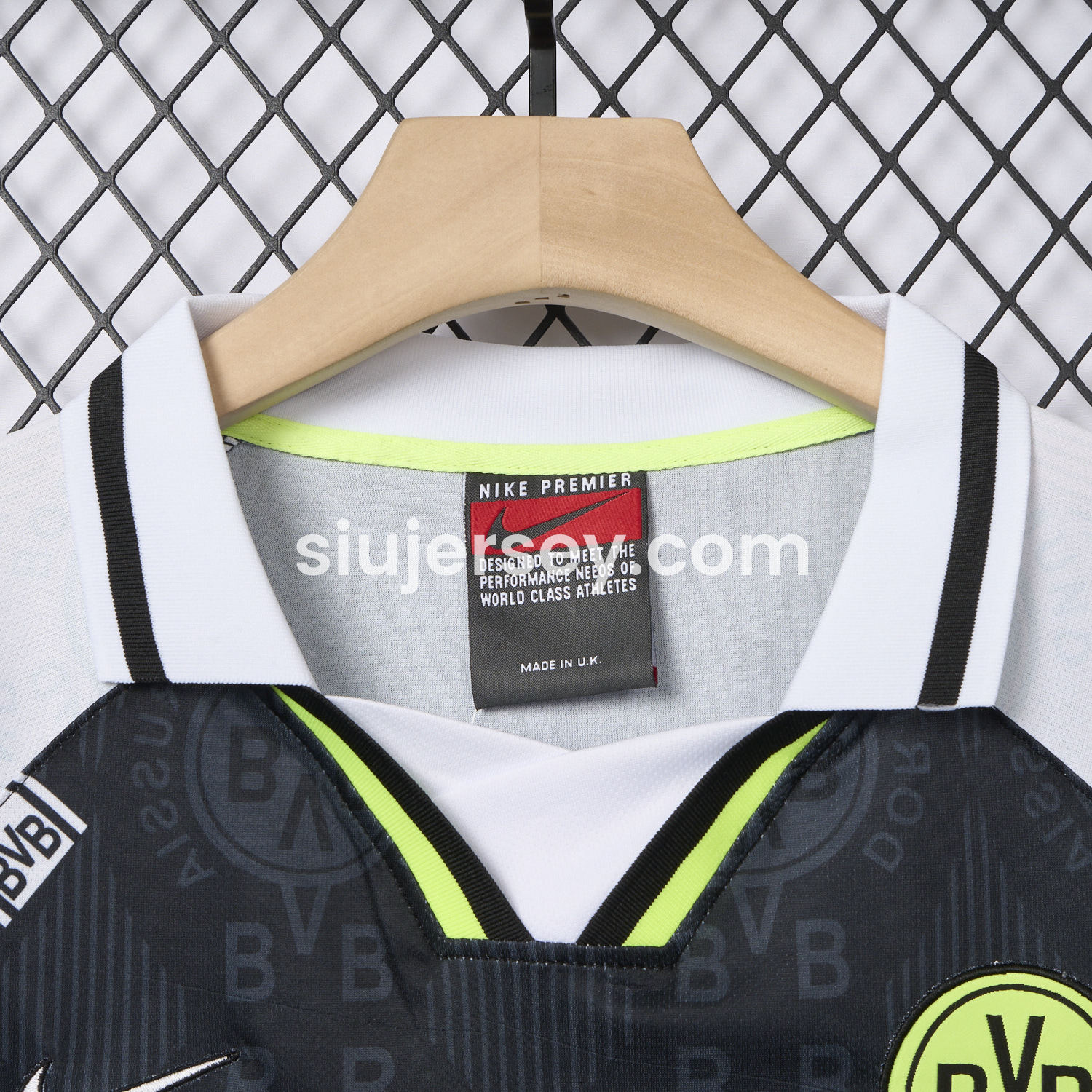 SIUjerseys-Retro Dortmund 1996-97 European Away Jersey