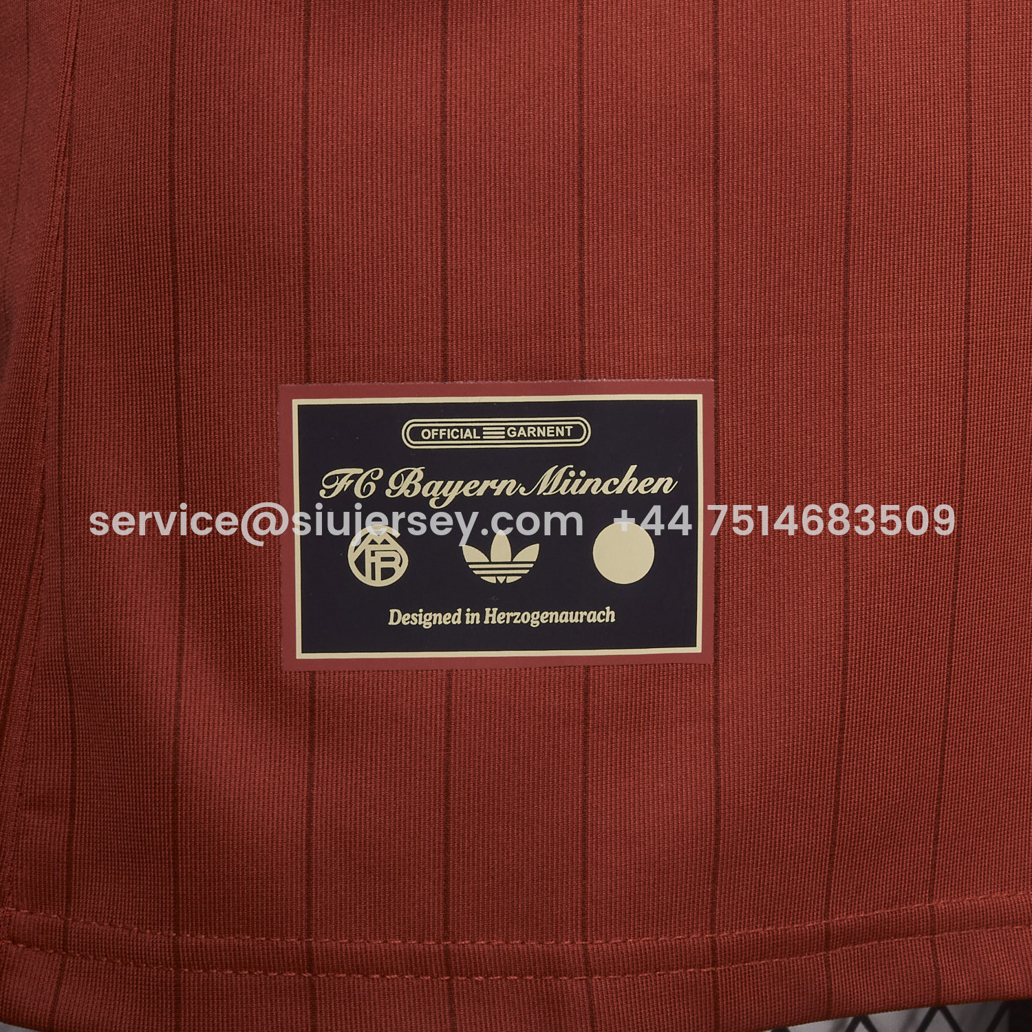 SIUjerseys-Bayern Munich 25-26 Trefoil Red Travel Jersey - Player Version