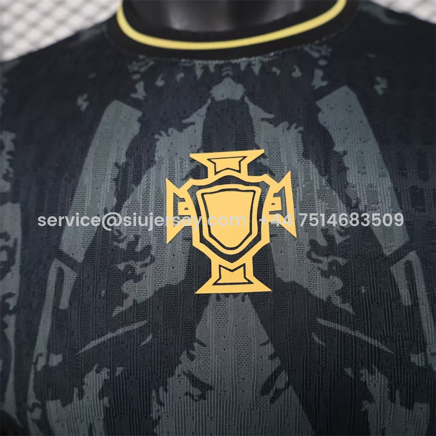 SIUjerseys-Portugal 2026 COMMA Black CR7 Special Jersey - Player Version