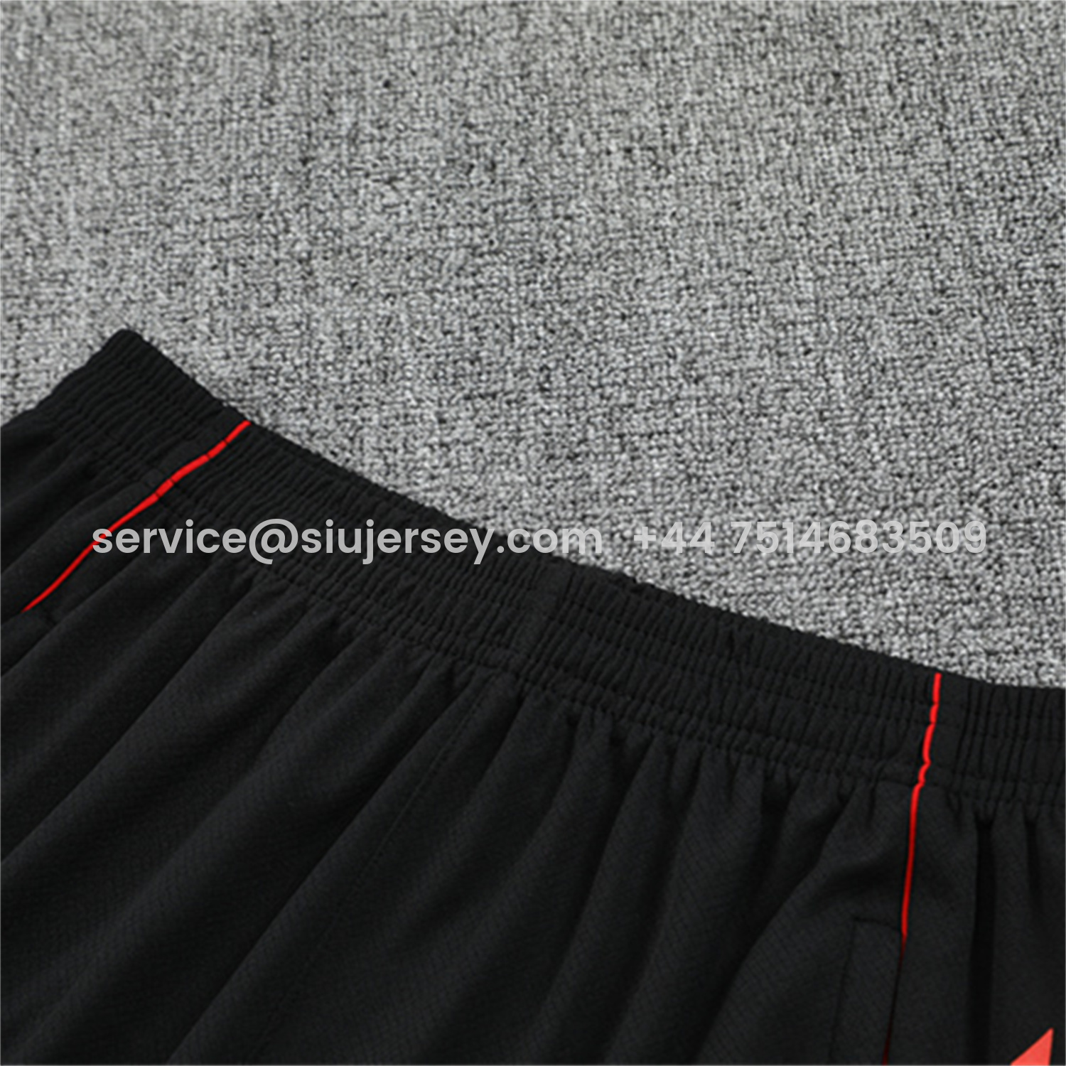 SIUjerseys-Manchester United 25-26 Short-Sleeve Training Set - Red Camouflage Top & Black Shorts